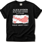 Alexander Great Empire Map T-Shirt