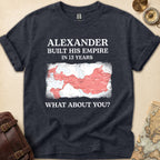 Alexander Great Empire Map T-Shirt