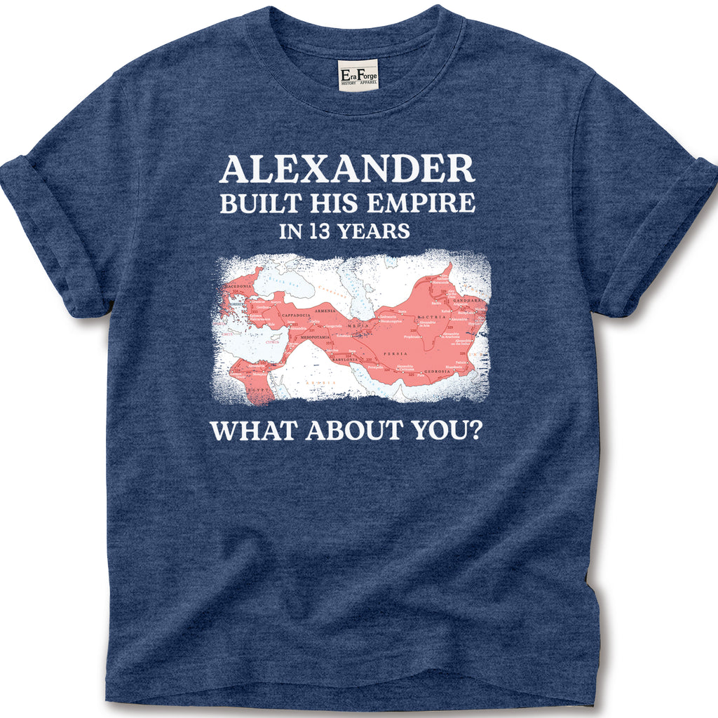 Alexander Great Empire Map T-Shirt