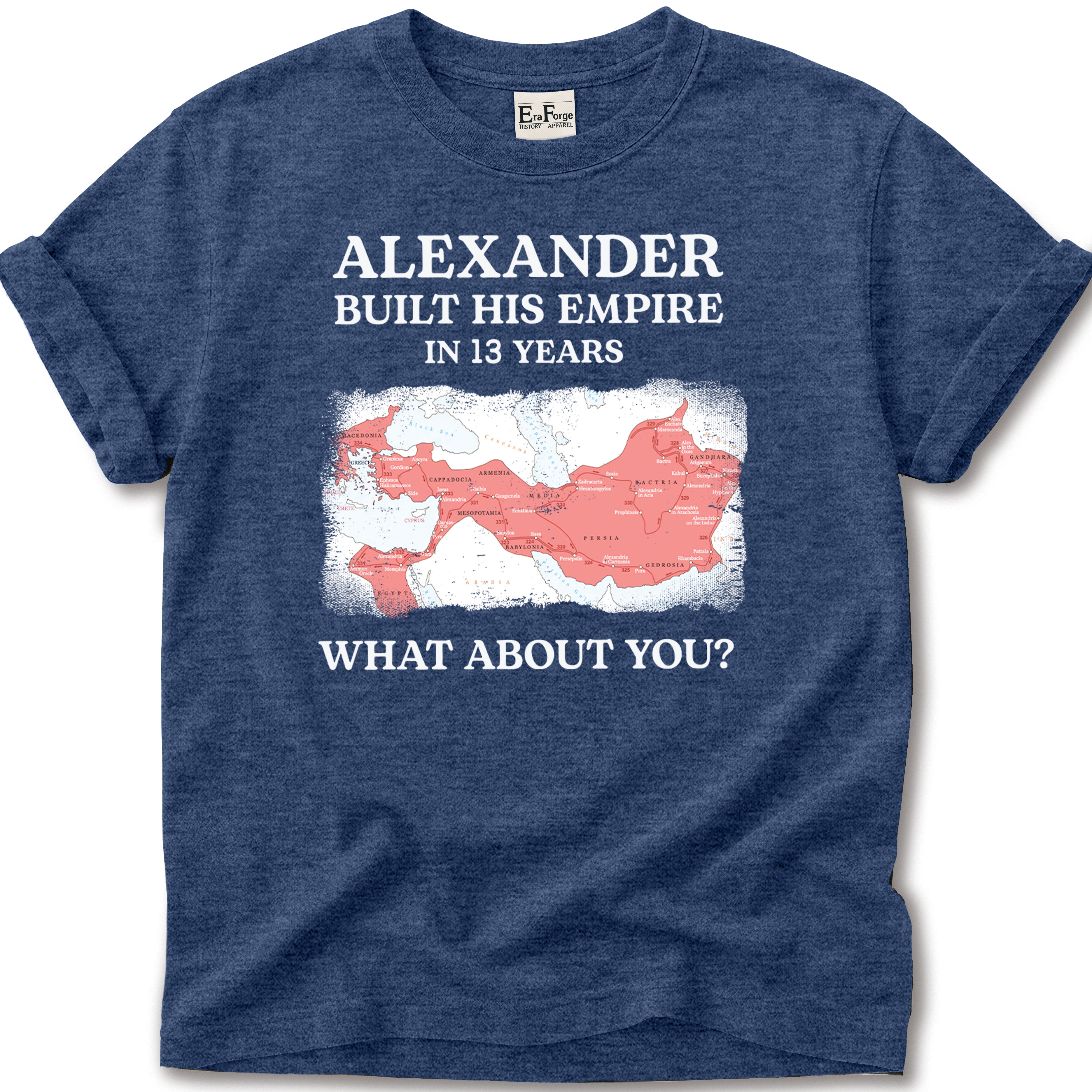 Alexander Great Empire Map T-Shirt
