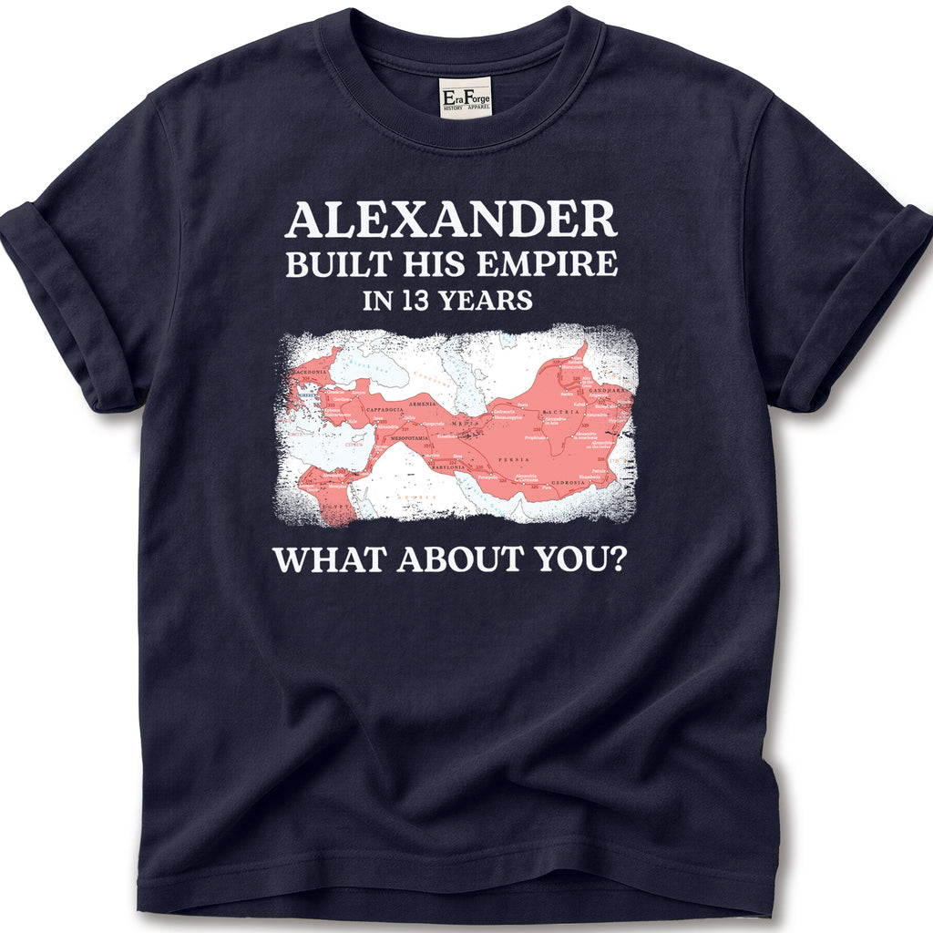 Alexander Great Empire Map T-Shirt
