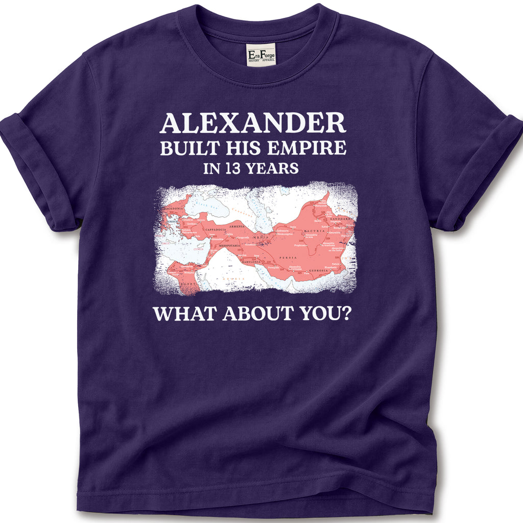 Alexander Great Empire Map T-Shirt