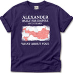 Alexander Great Empire Map T-Shirt