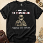 Plague Doctor Stay Calm T-Shirt