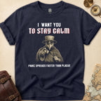 Plague Doctor Stay Calm T-Shirt
