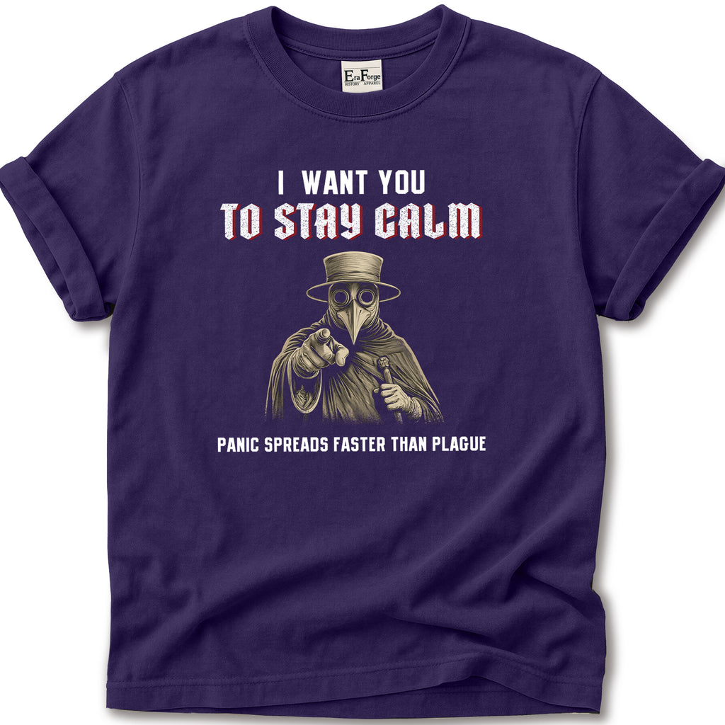 Plague Doctor Stay Calm T-Shirt