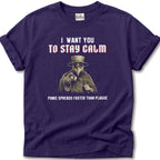 Plague Doctor Stay Calm T-Shirt
