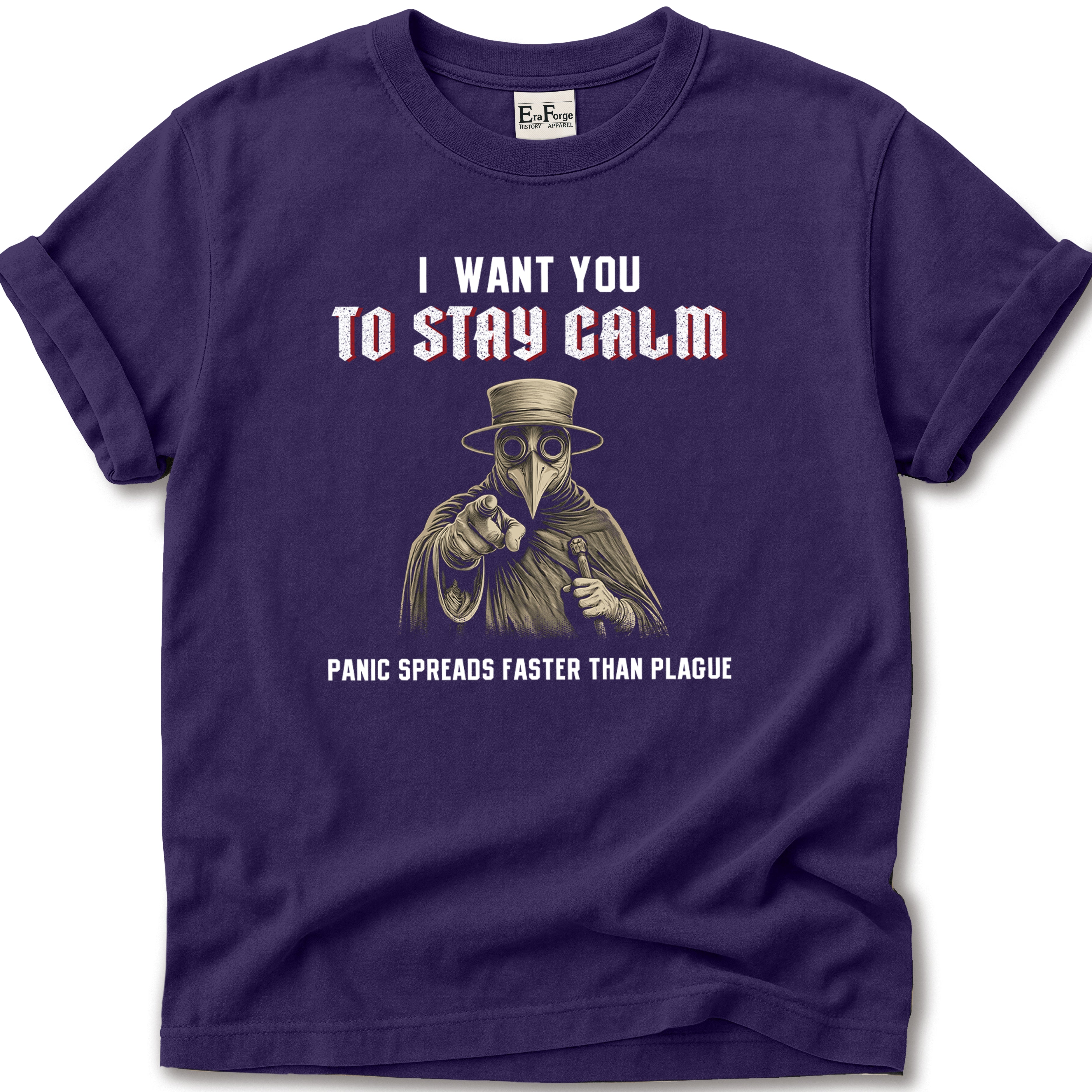 Plague Doctor Stay Calm T-Shirt