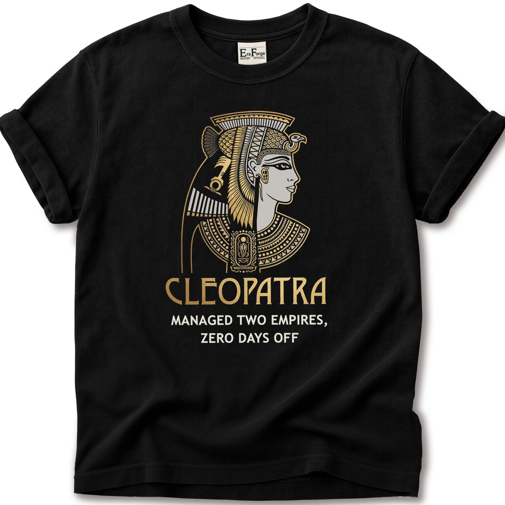 Cleopatra Two Empires Funny T-Shirt