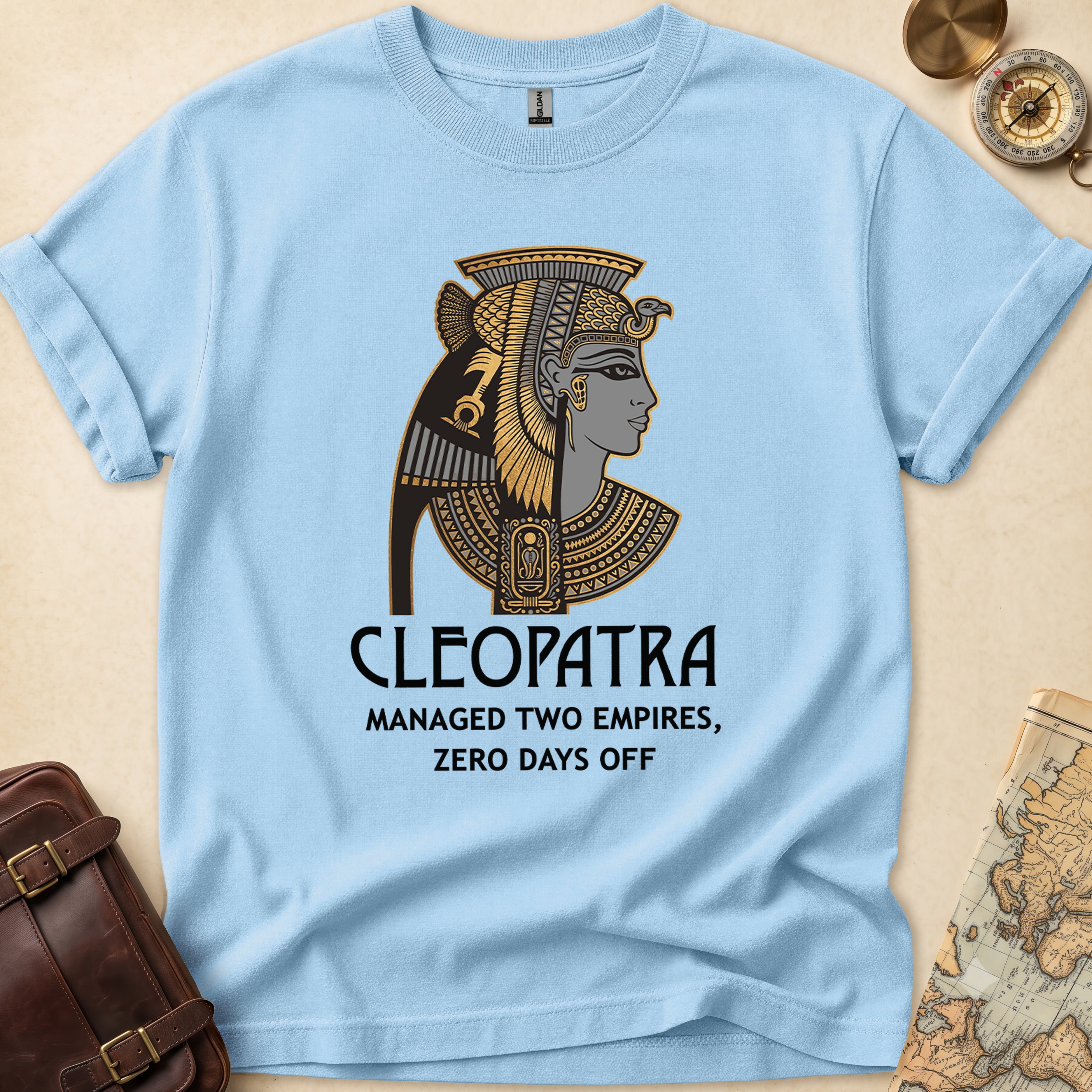 Cleopatra Two Empires Funny T-Shirt