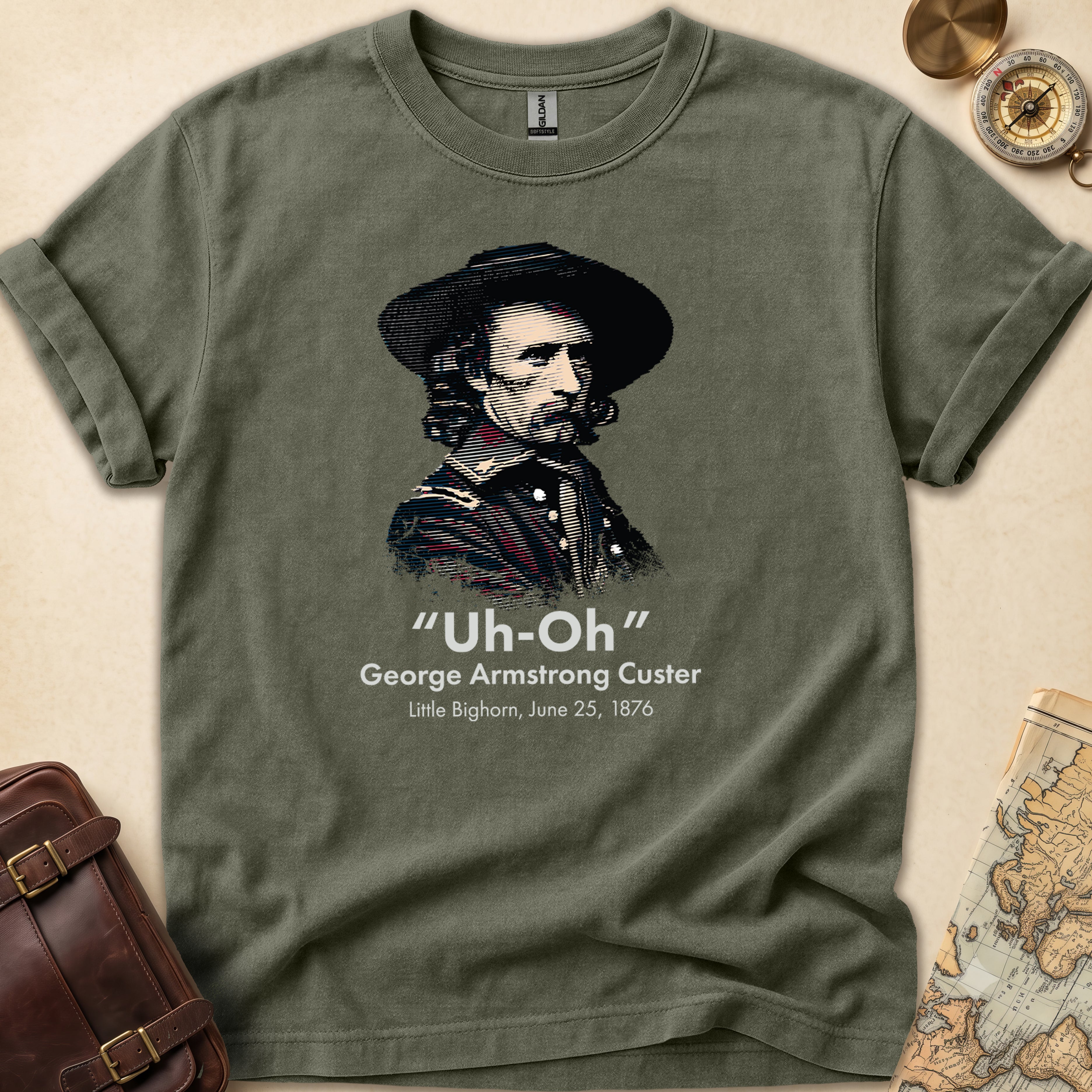 Custer Uh Oh T-Shirt