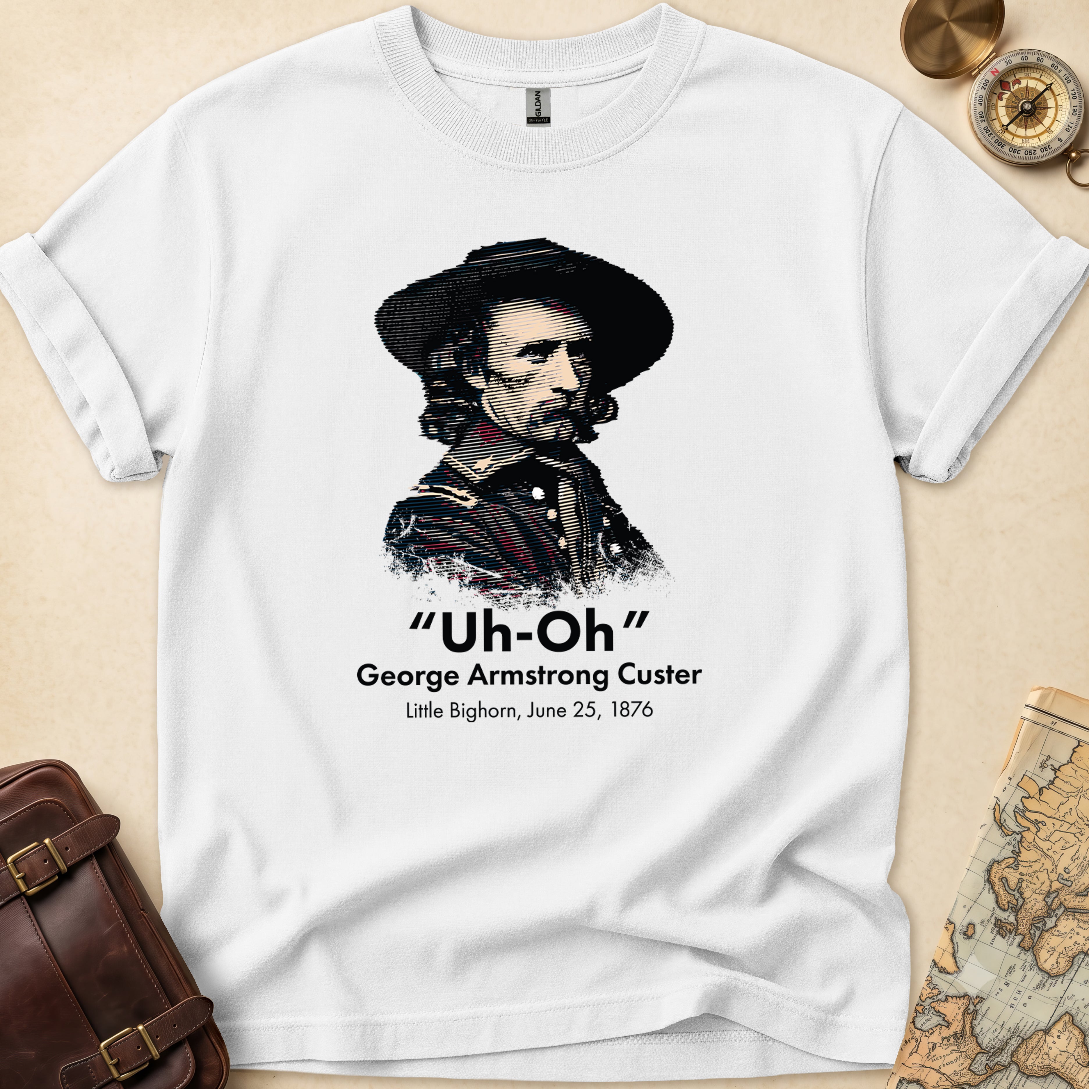 Custer Uh Oh T-Shirt