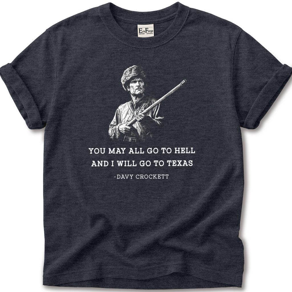 Davy Crockett Go Texas T-Shirt