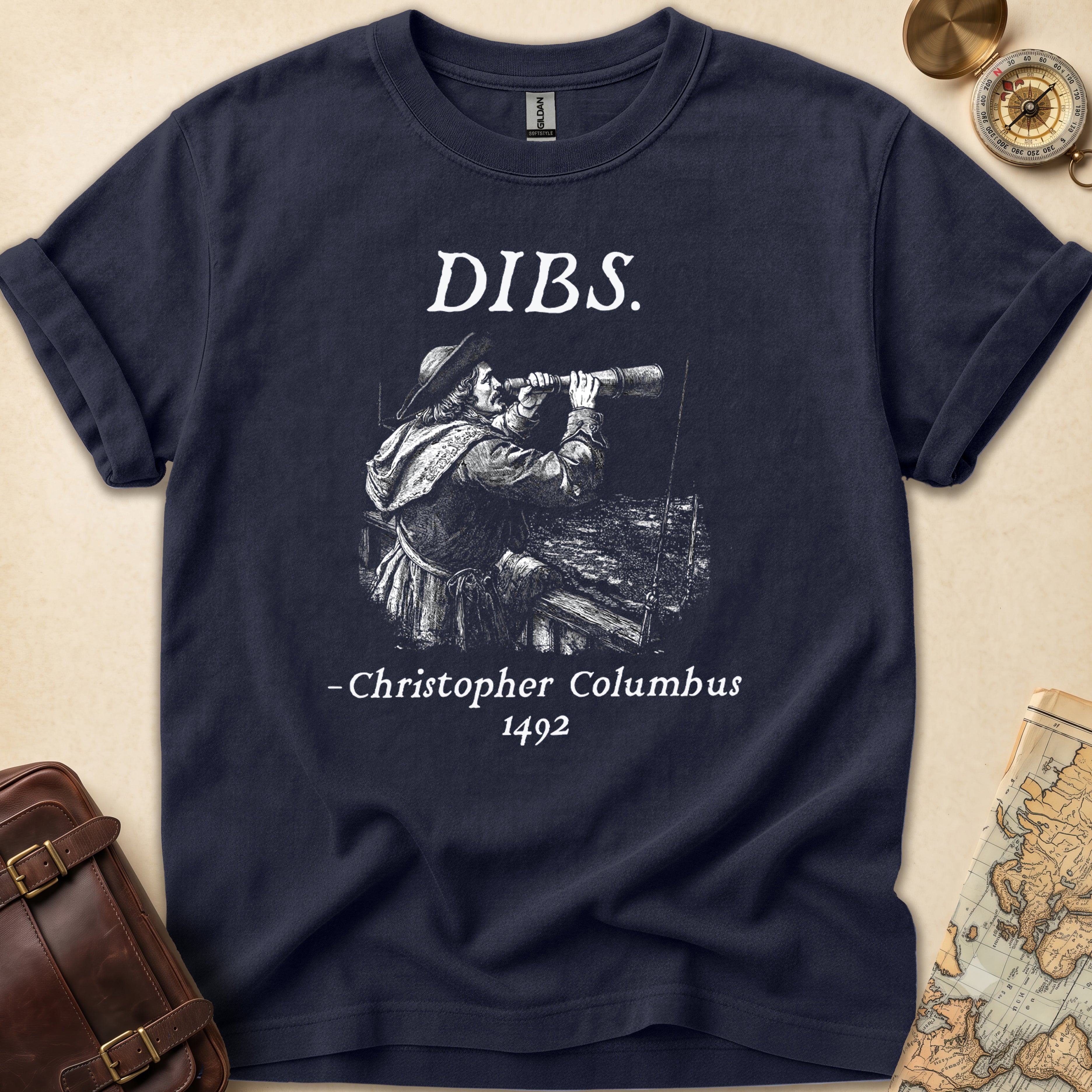Christopher Columbus Dibs T-Shirt