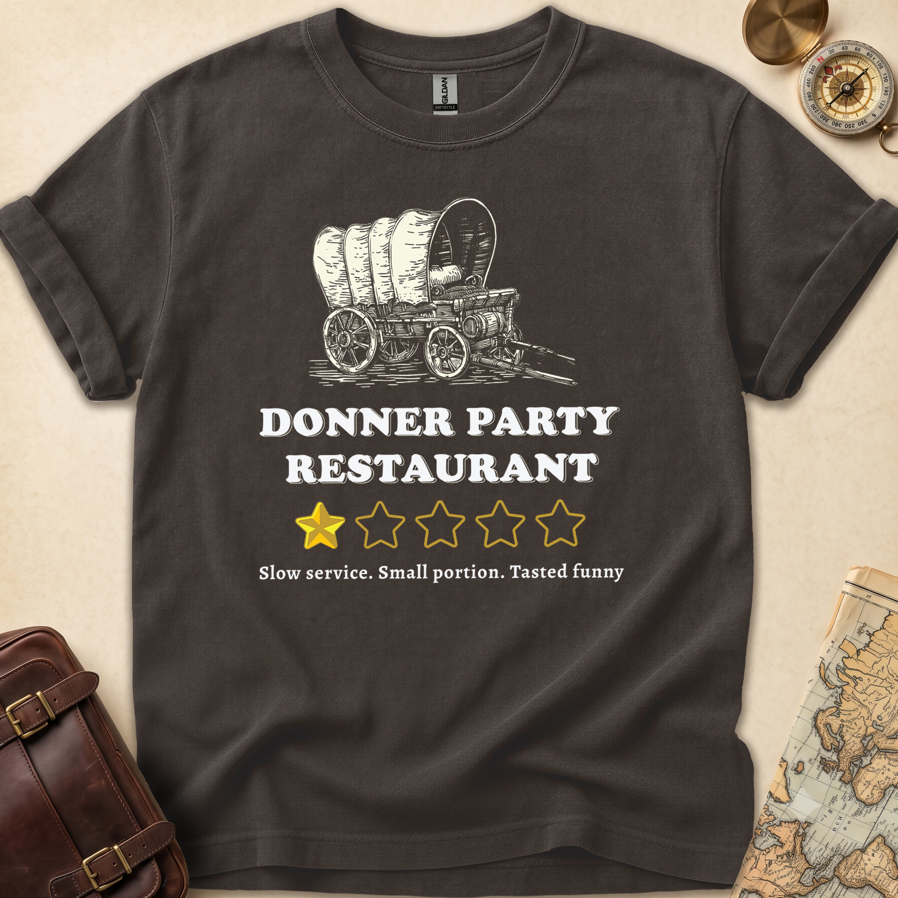 Donner Party Restaurant Review T-Shirt