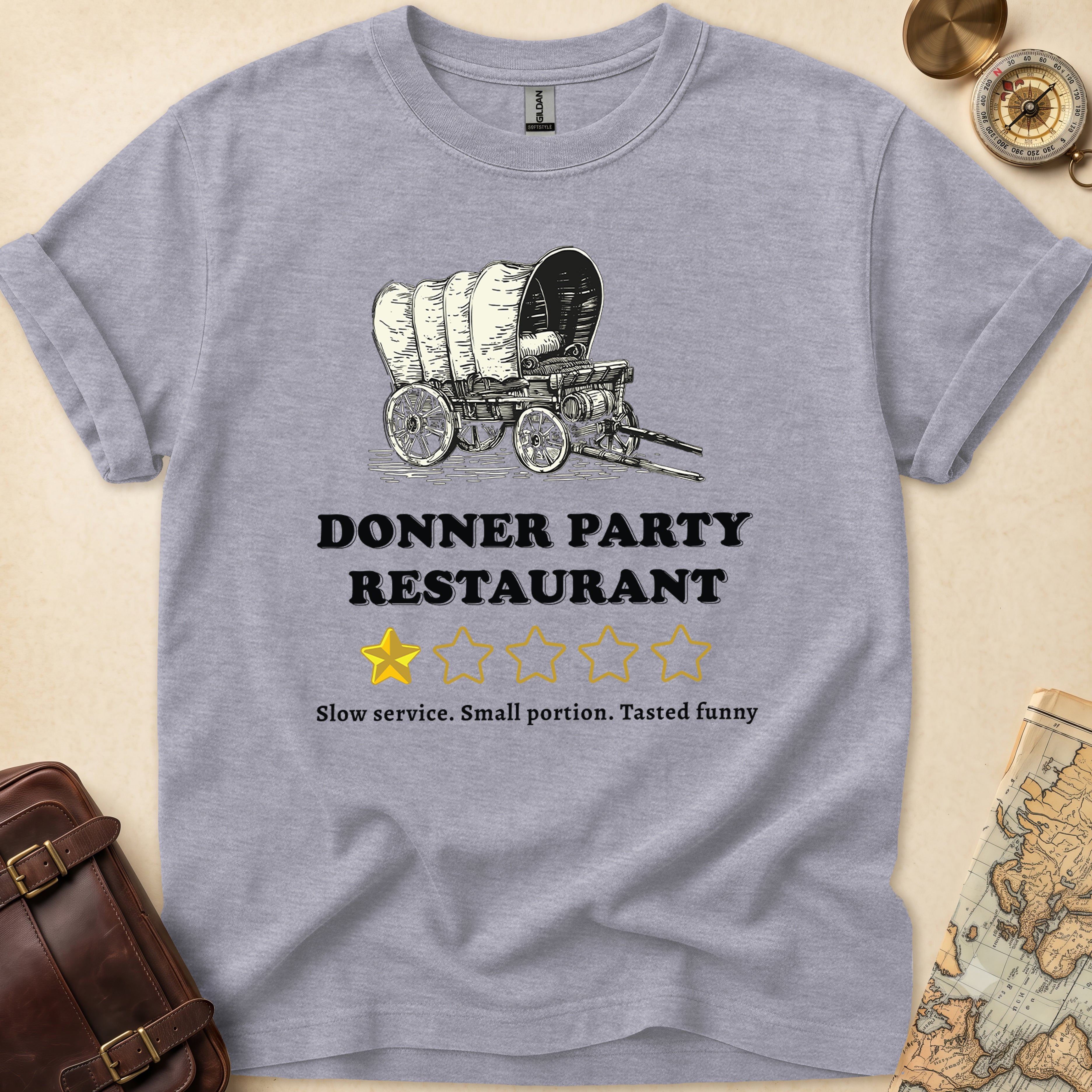 Donner Party Restaurant Review T-Shirt