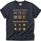 Ancient Hieroglyphs Emoticon T-Shirt
