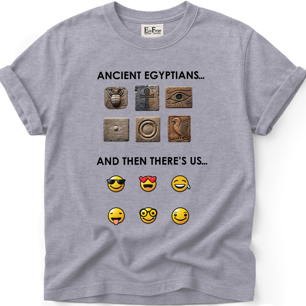 Ancient Hieroglyphs Emoticon T-Shirt