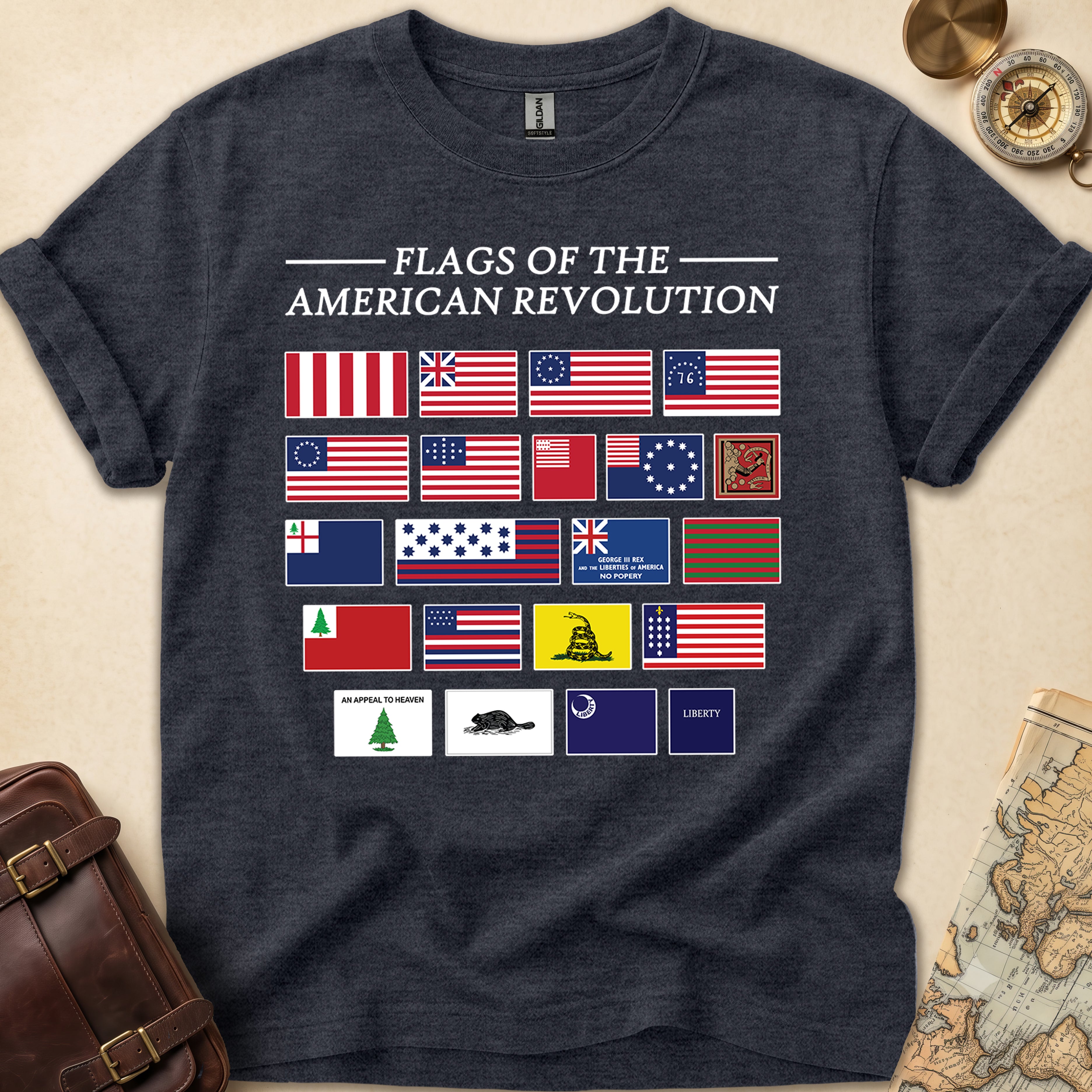 American Revolution Flags T-Shirt