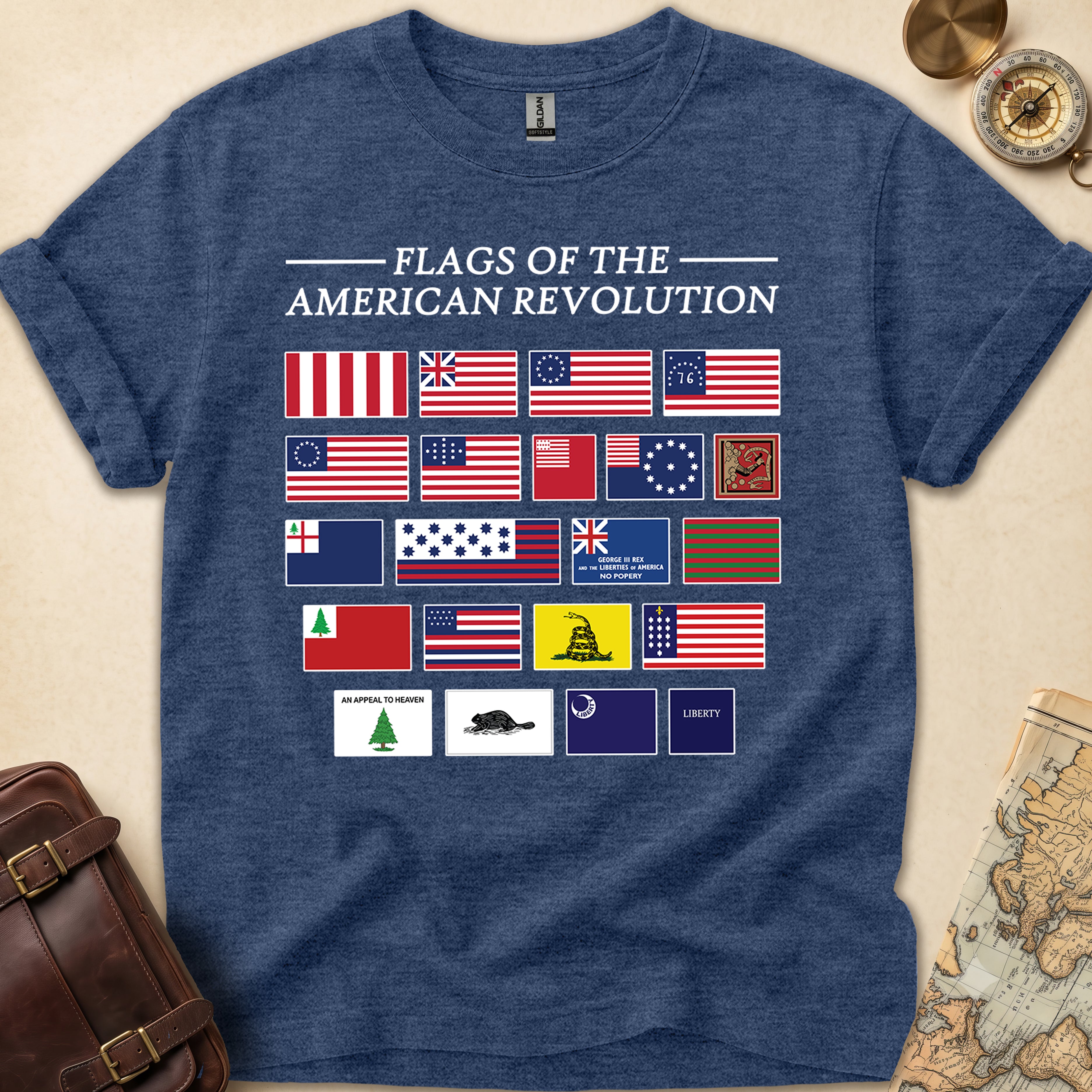 American Revolution Flags T-Shirt