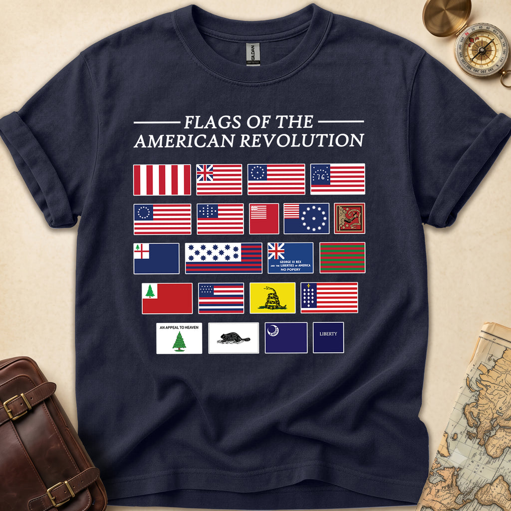 American Revolution Flags T-Shirt