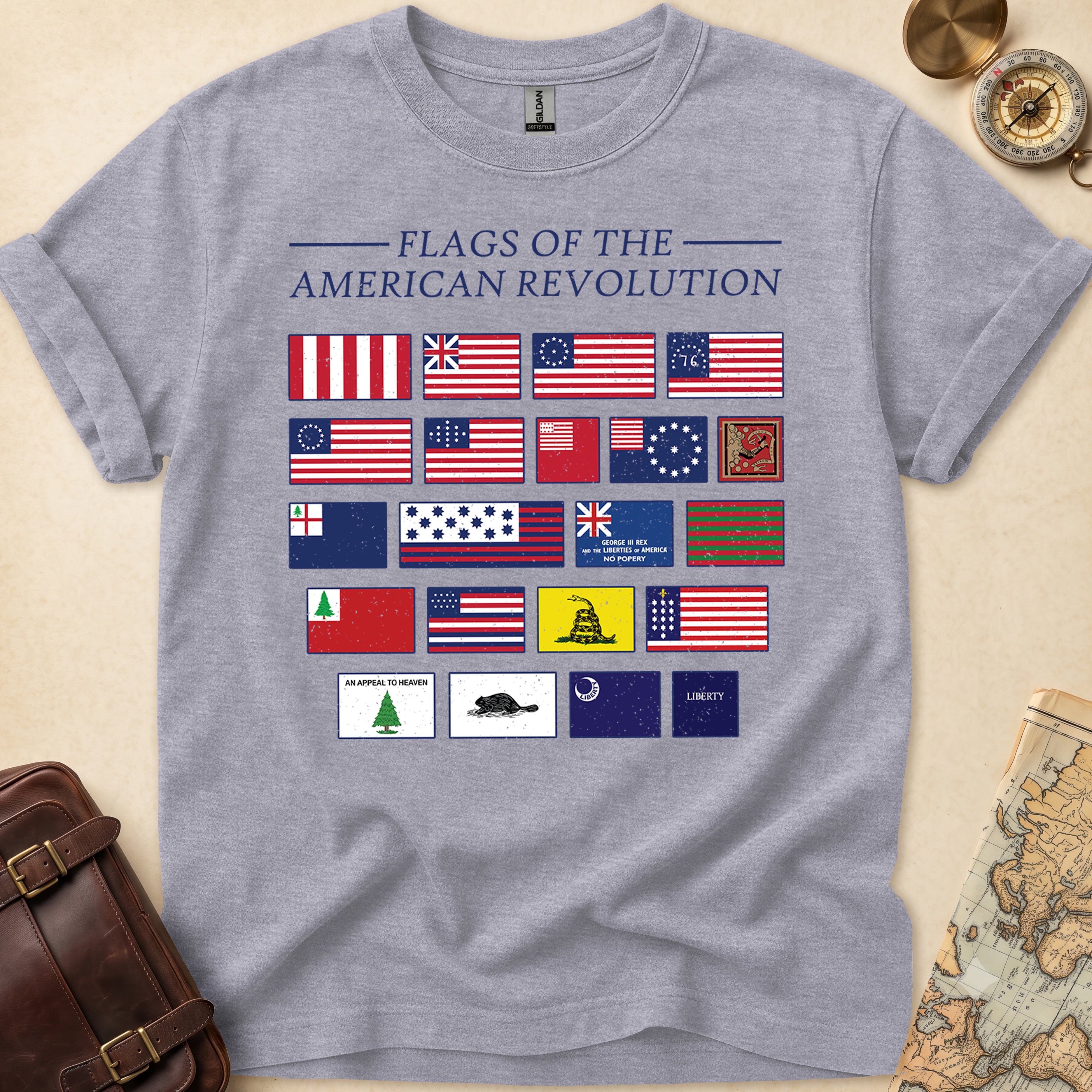 American Revolution Flags T-Shirt