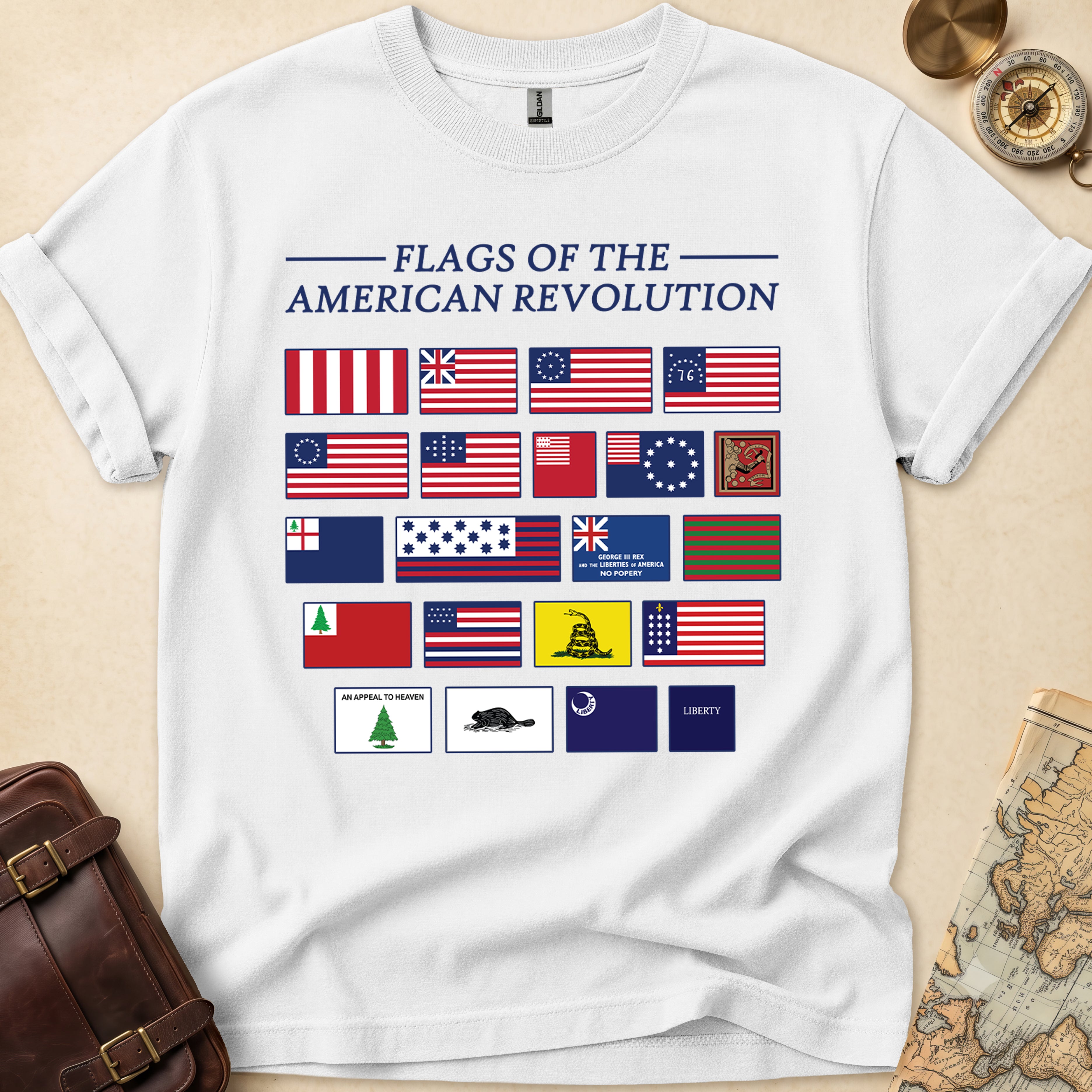 American Revolution Flags T-Shirt