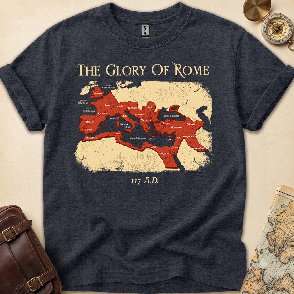 Roman Empire Map T-Shirt