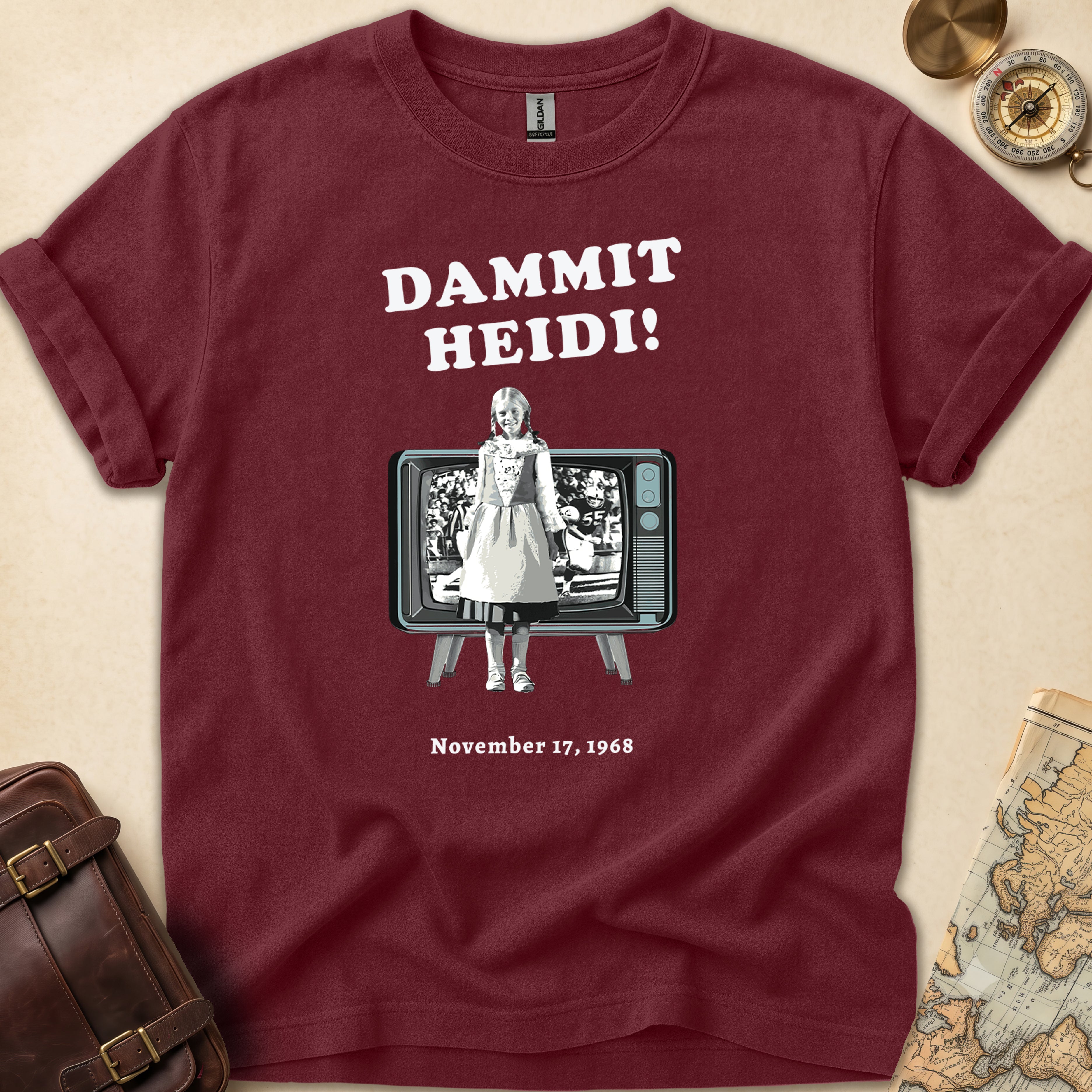 Heidi Game Football T-Shirt