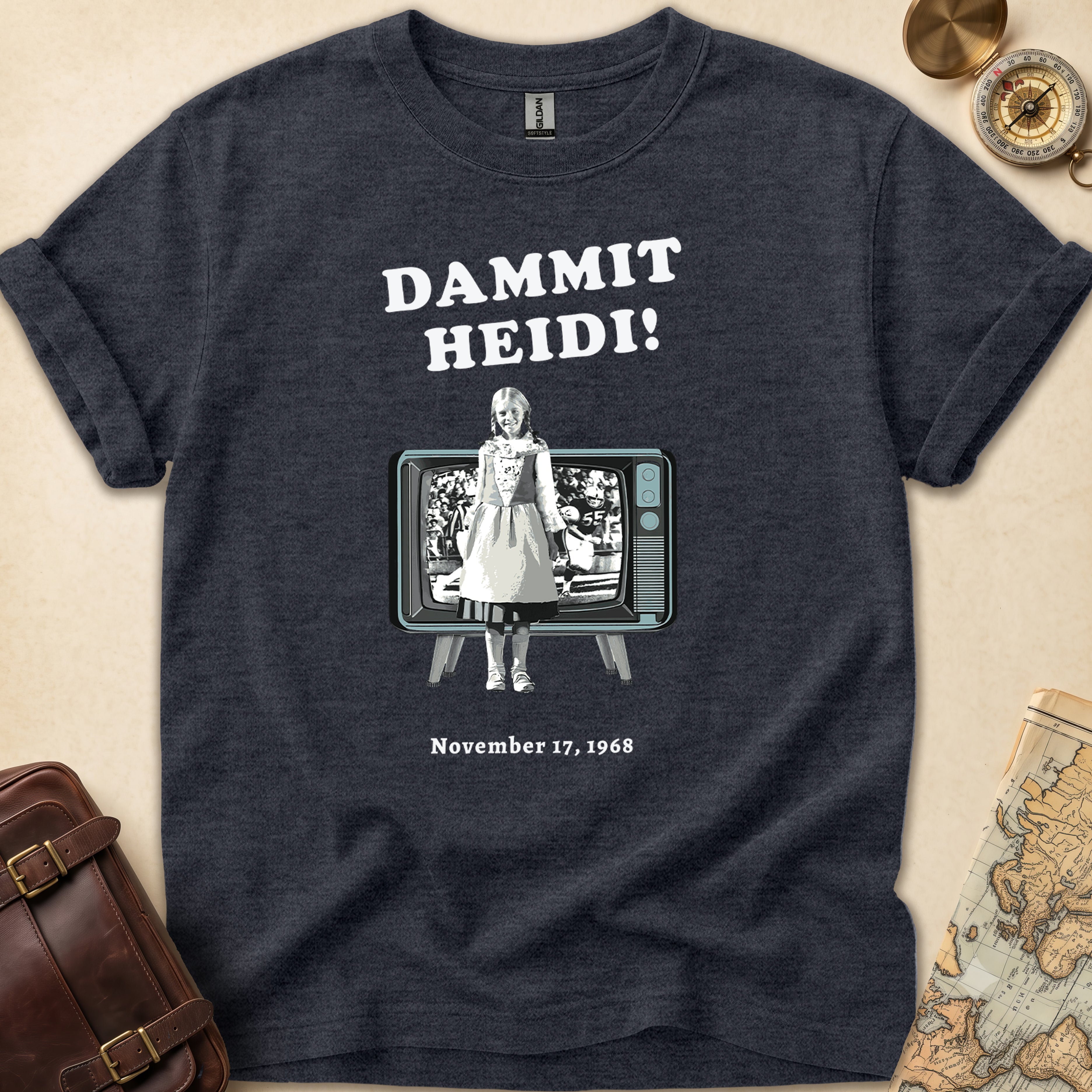 Heidi Game Football T-Shirt
