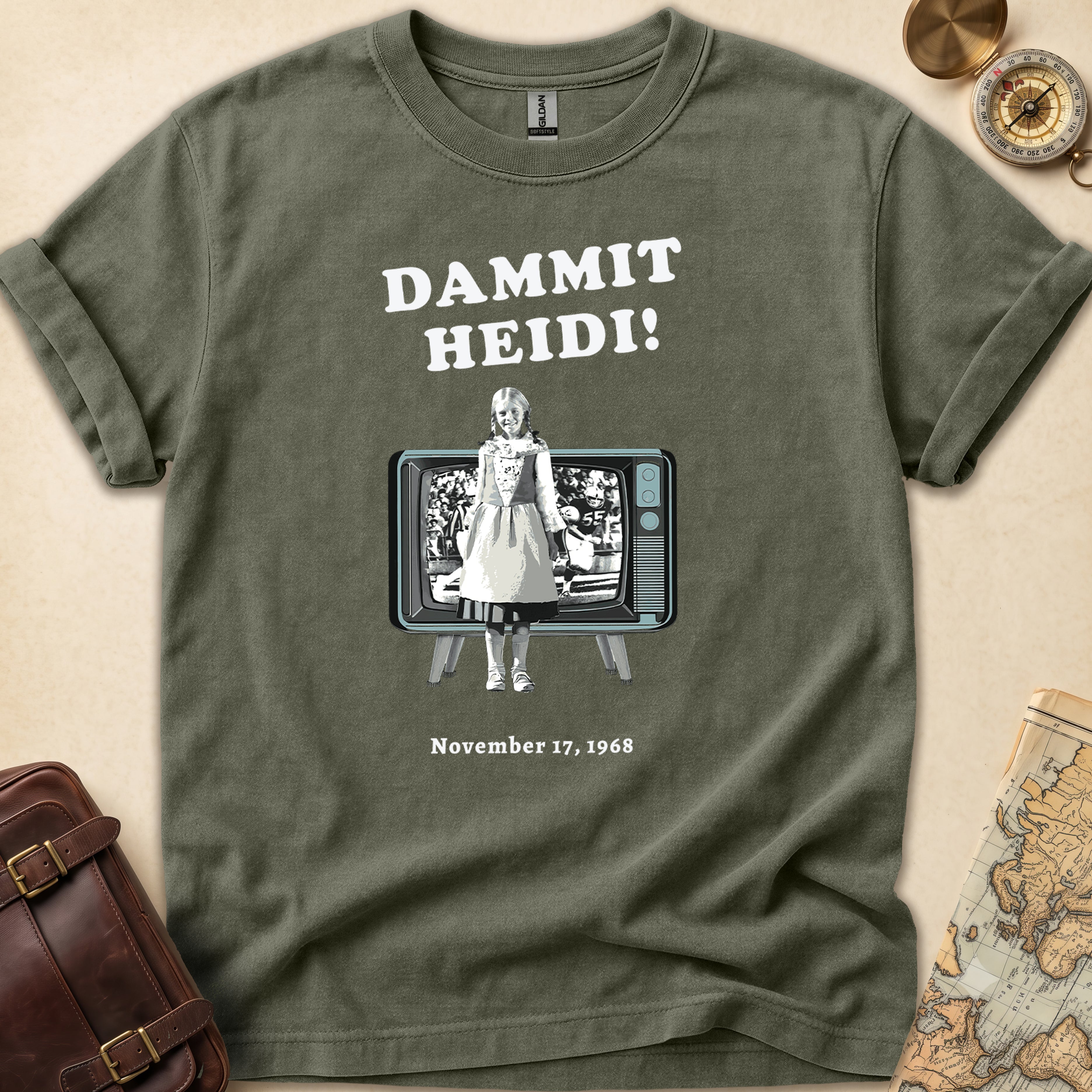 Heidi Game Football T-Shirt