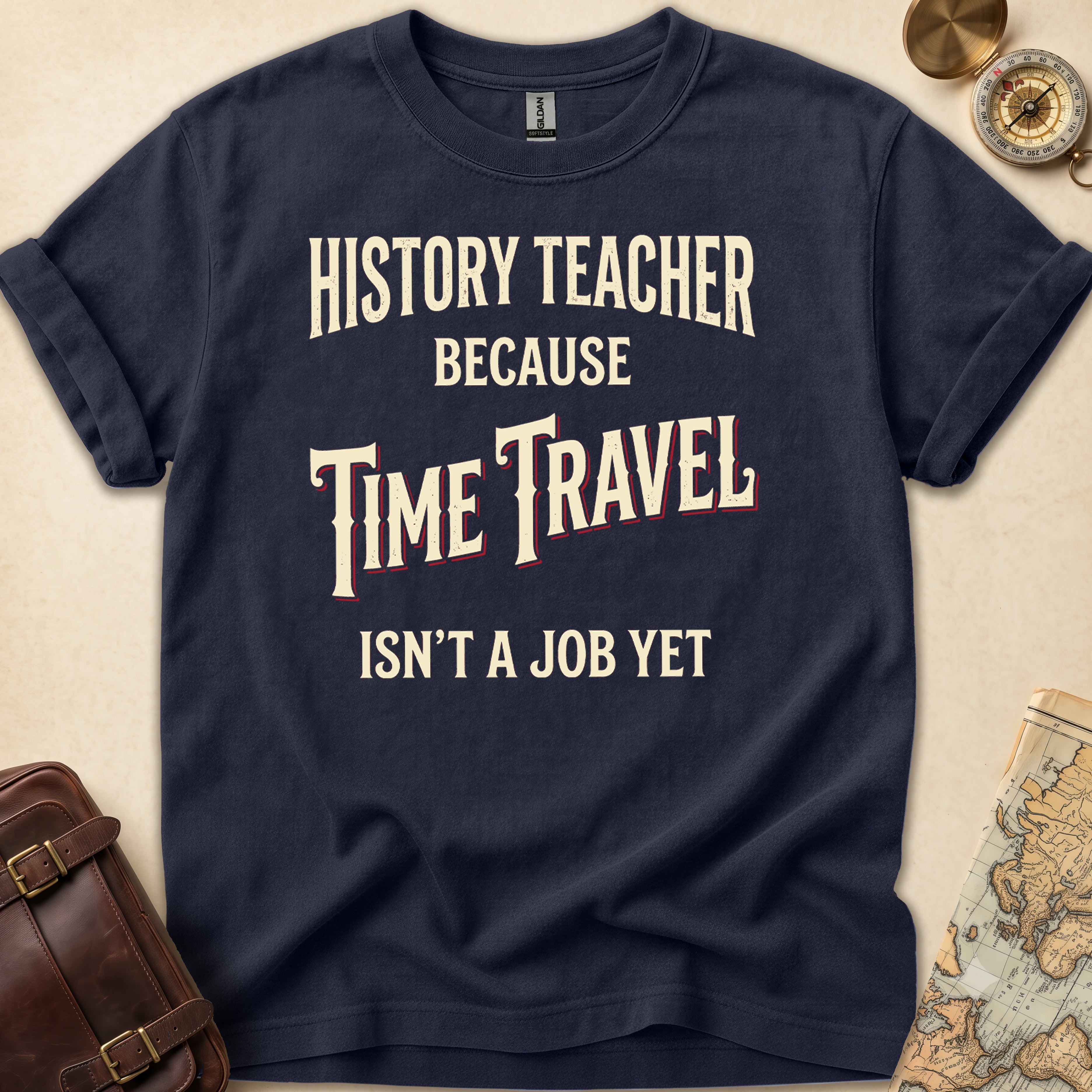 Time Travel Teacher T-Shirt