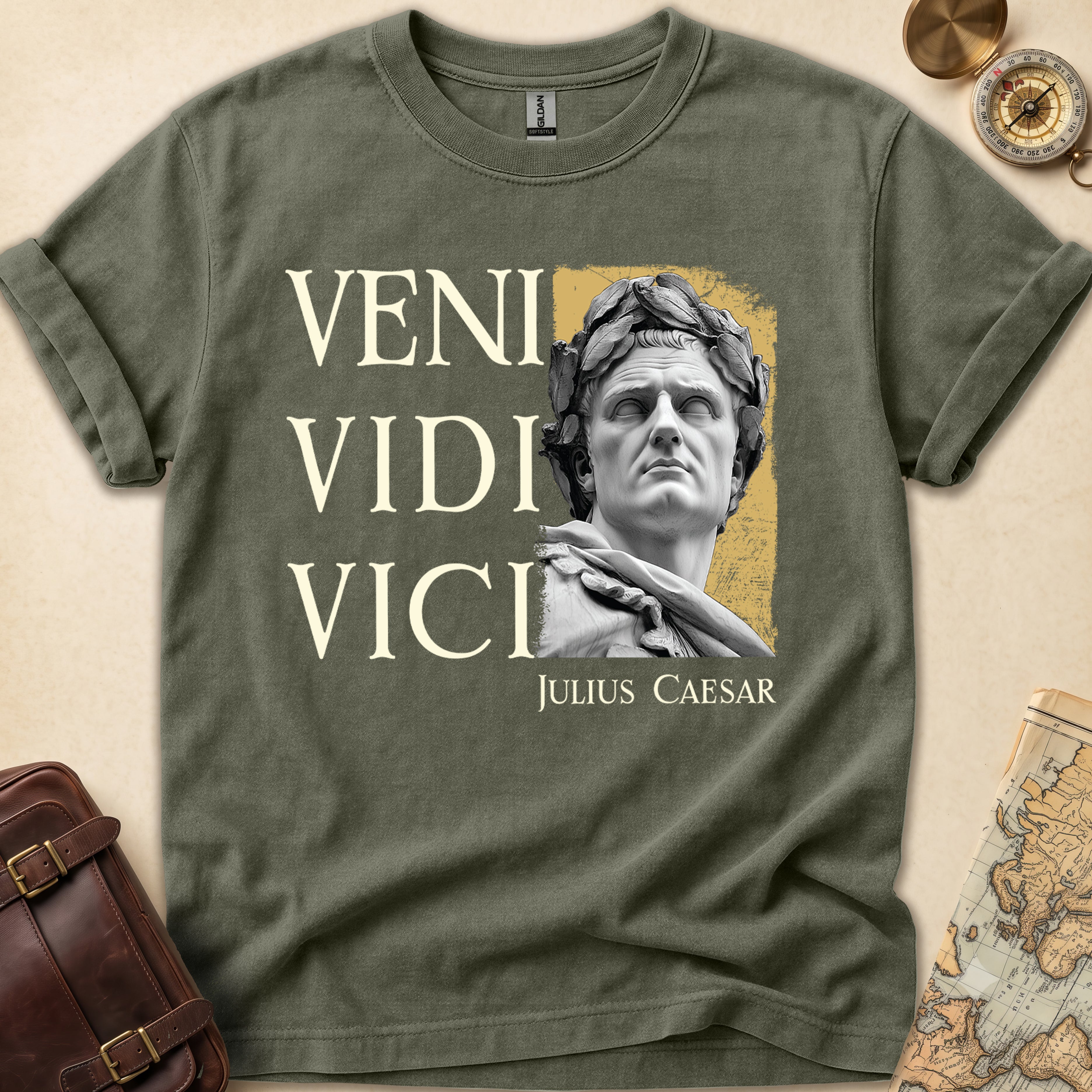Veni Vidi Vici Julius Caesar T-Shirt