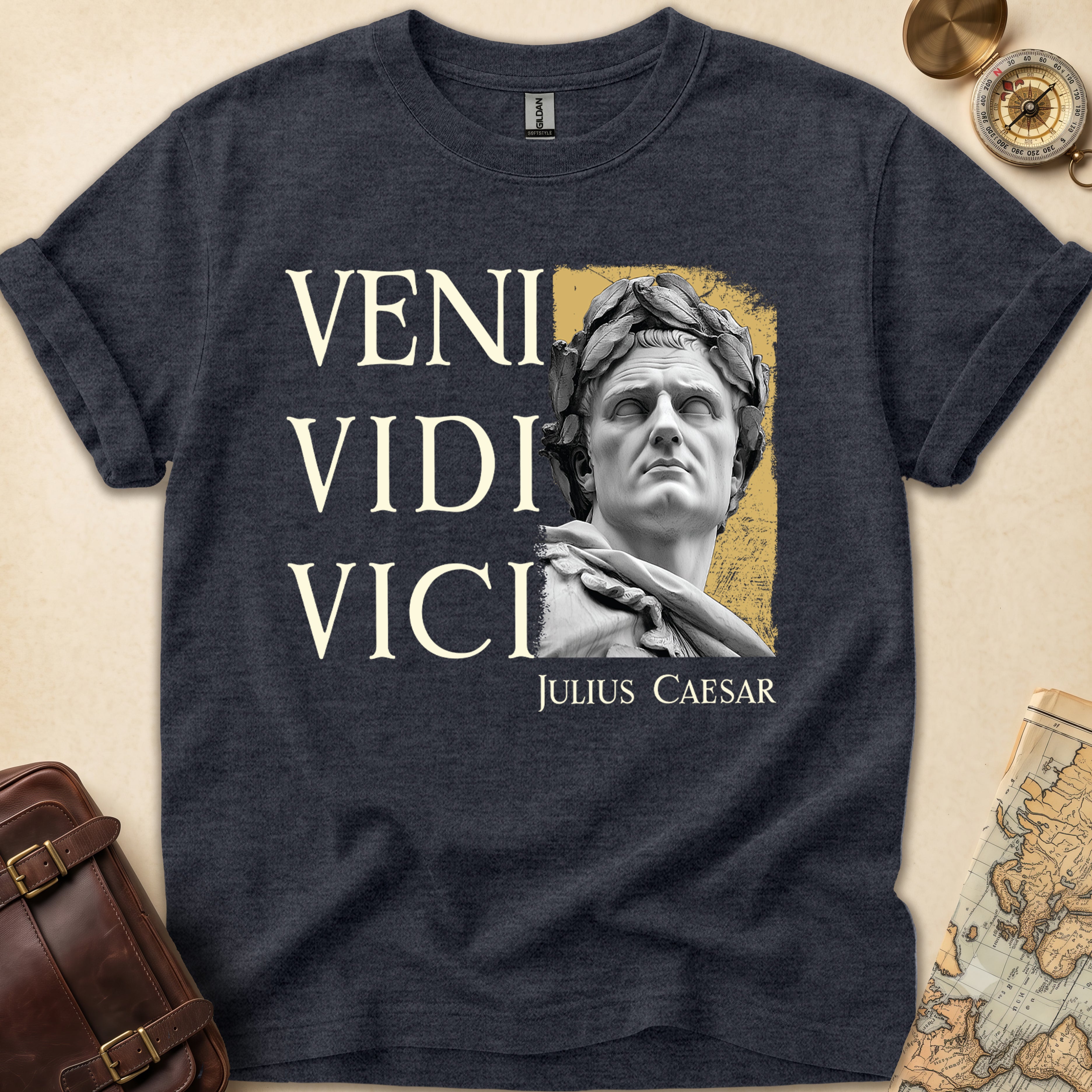 Veni Vidi Vici Julius Caesar T-Shirt