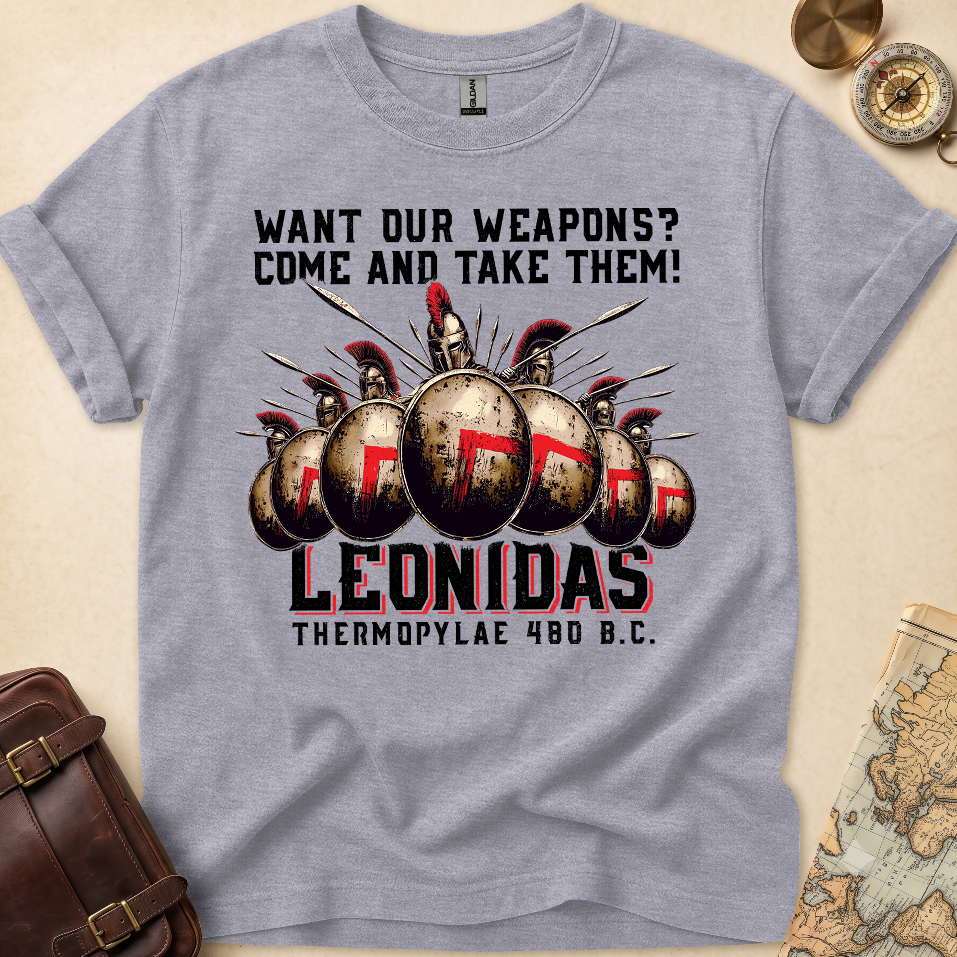 Leonidas Spartan Warrior T-Shirt