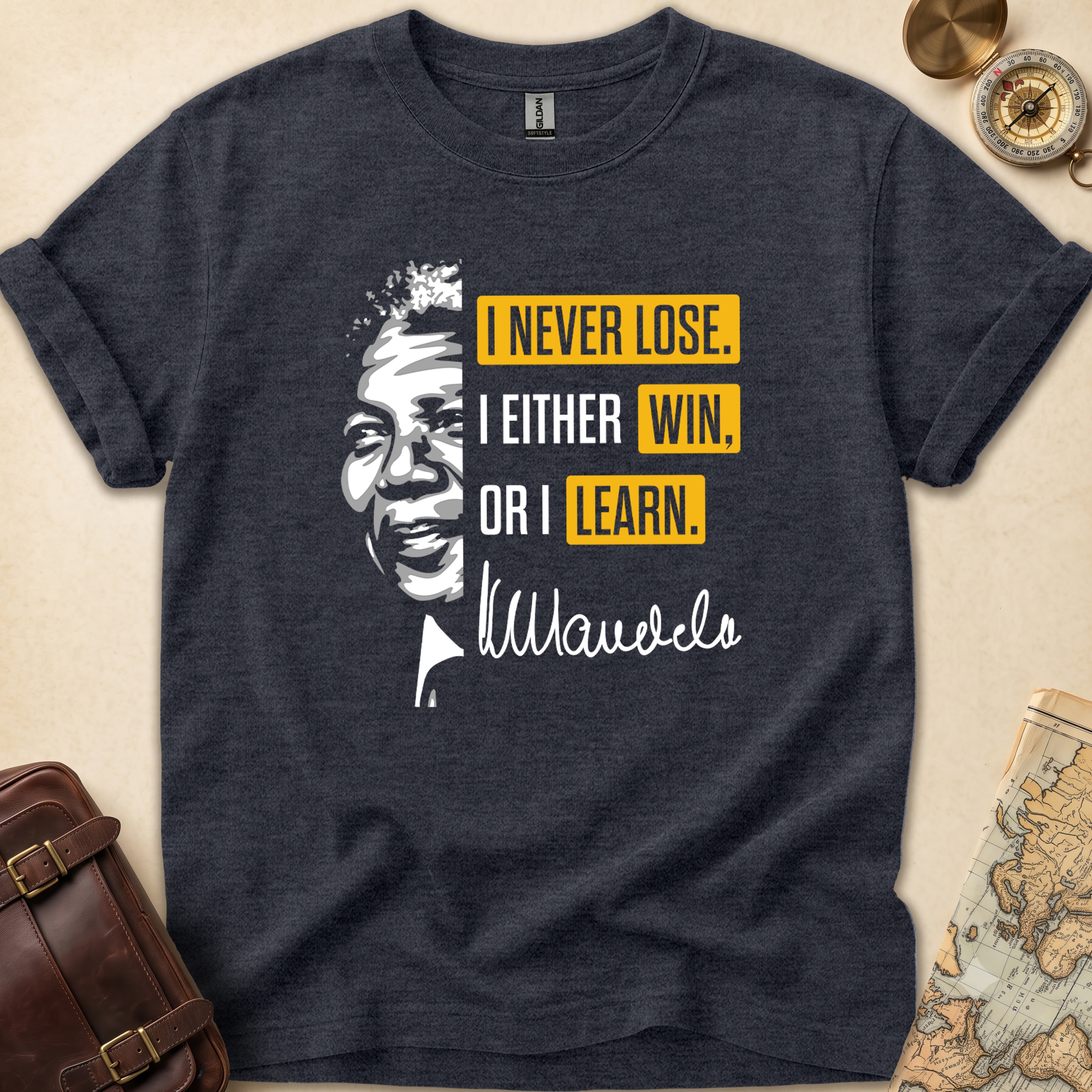 Nelson Mandela Quote T-Shirt