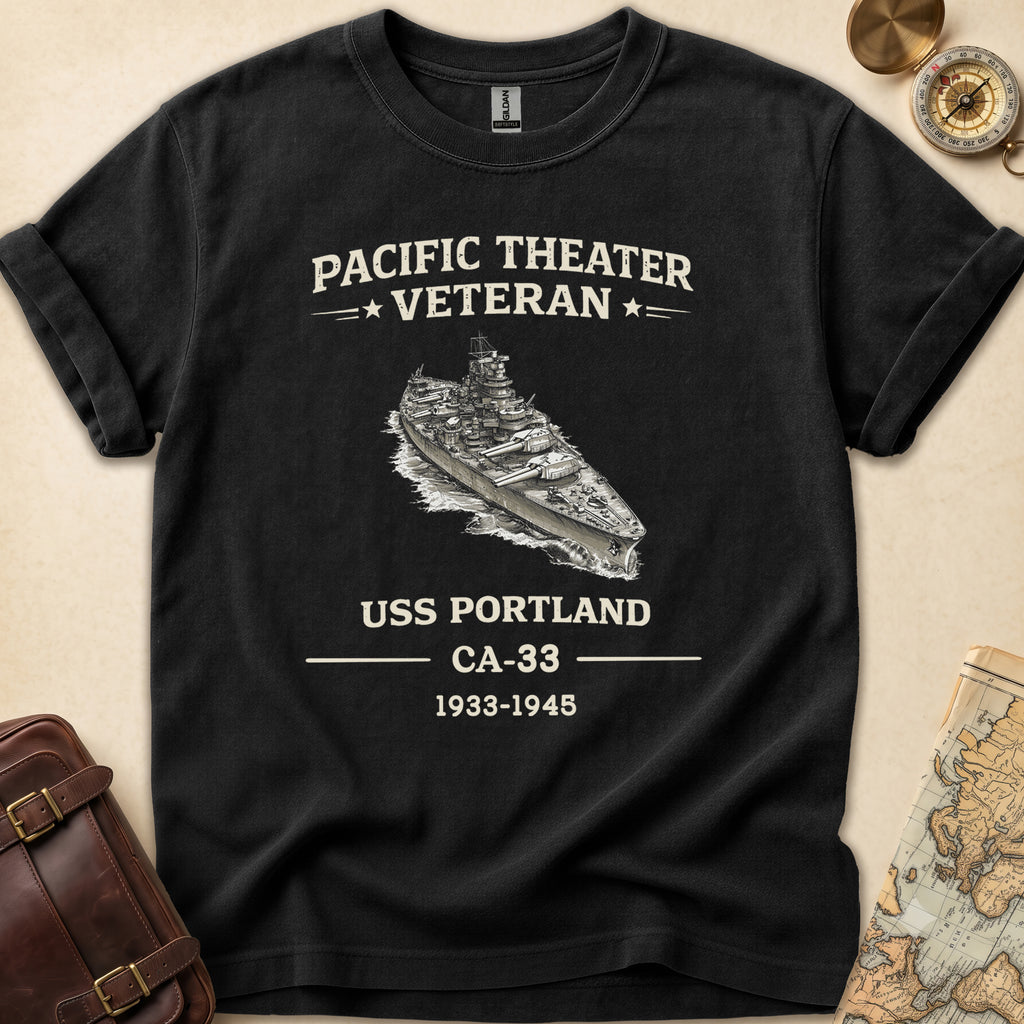 USS Portland Pacific Veteran T-Shirt