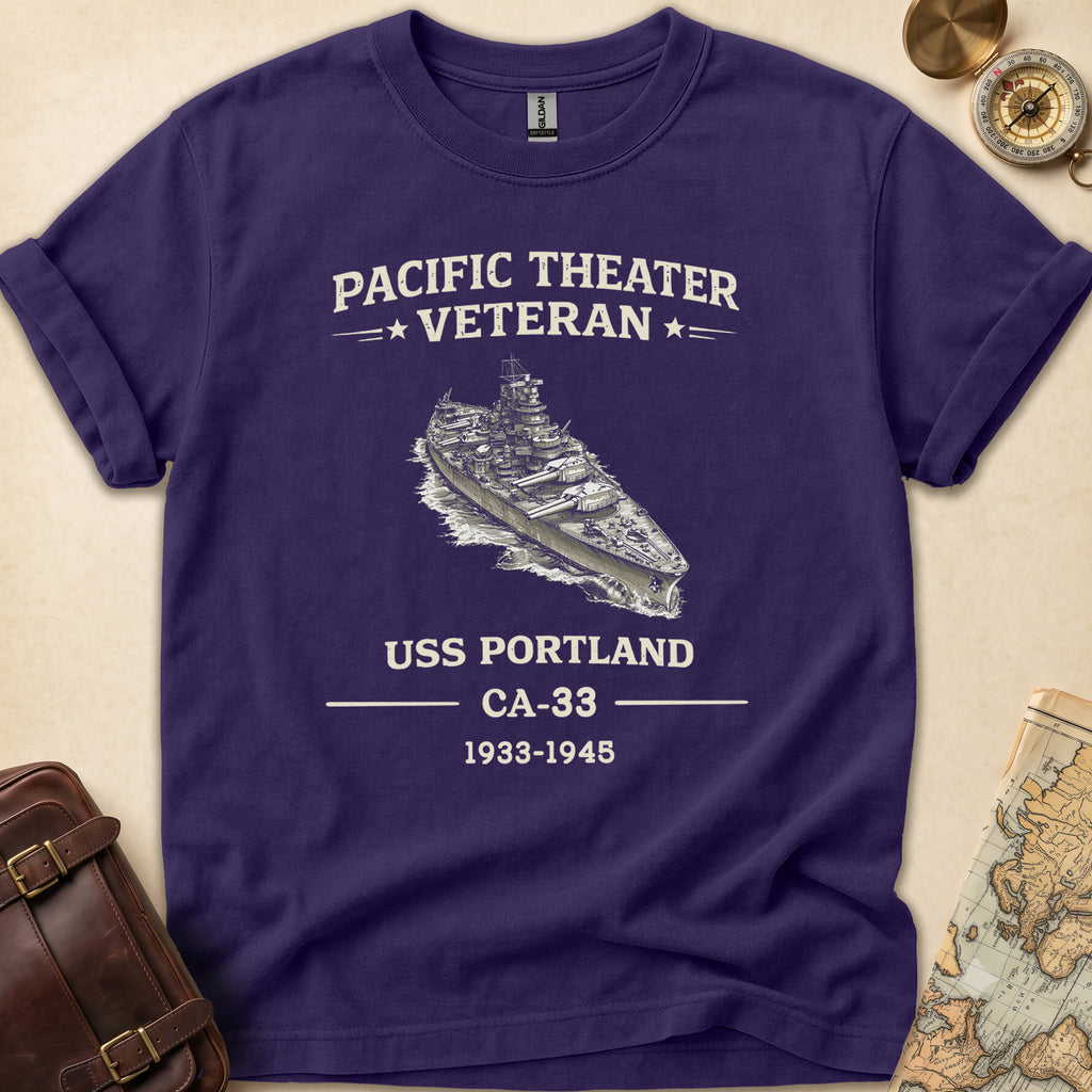 USS Portland Pacific Veteran T-Shirt