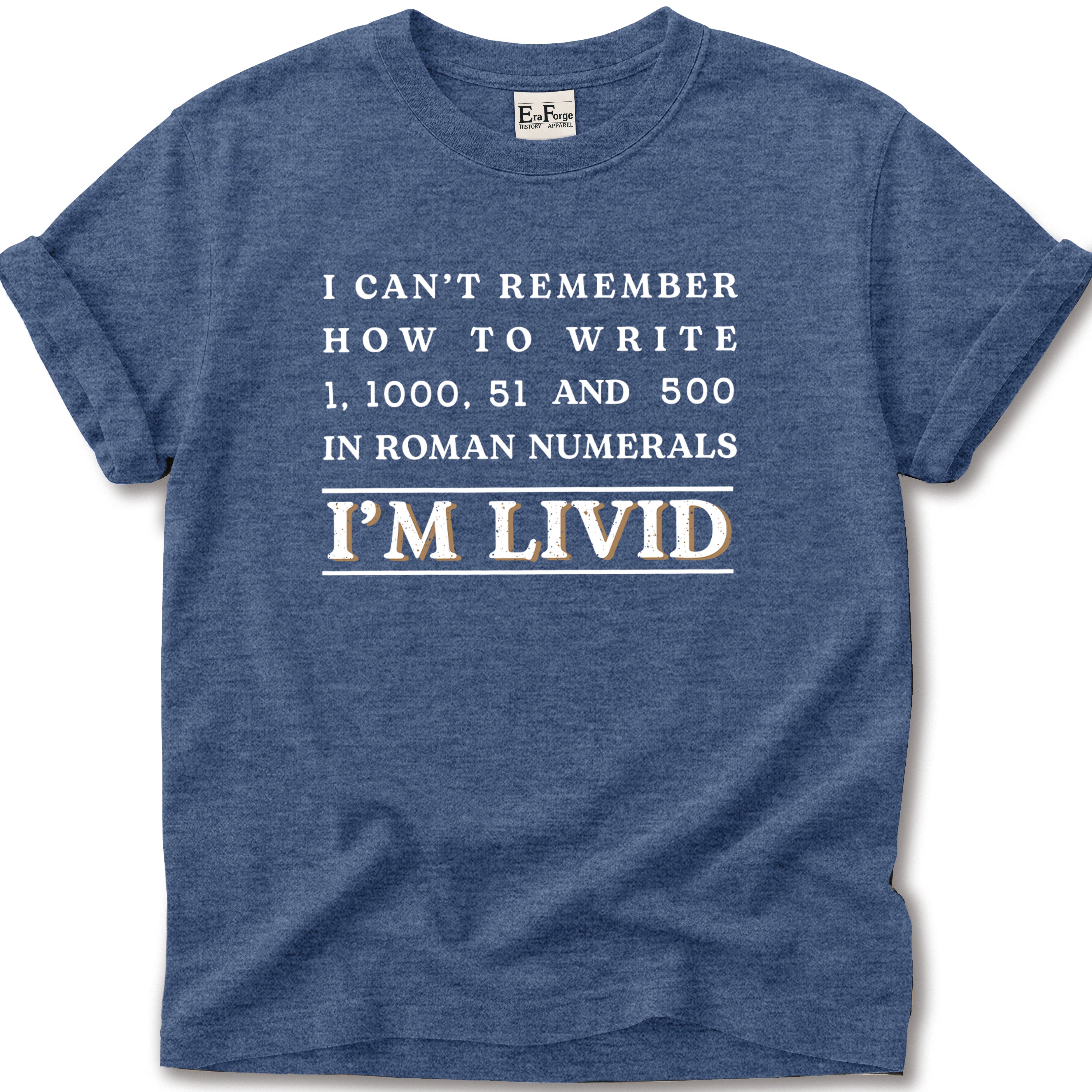 Roman Numerals Im Livid T-Shirt