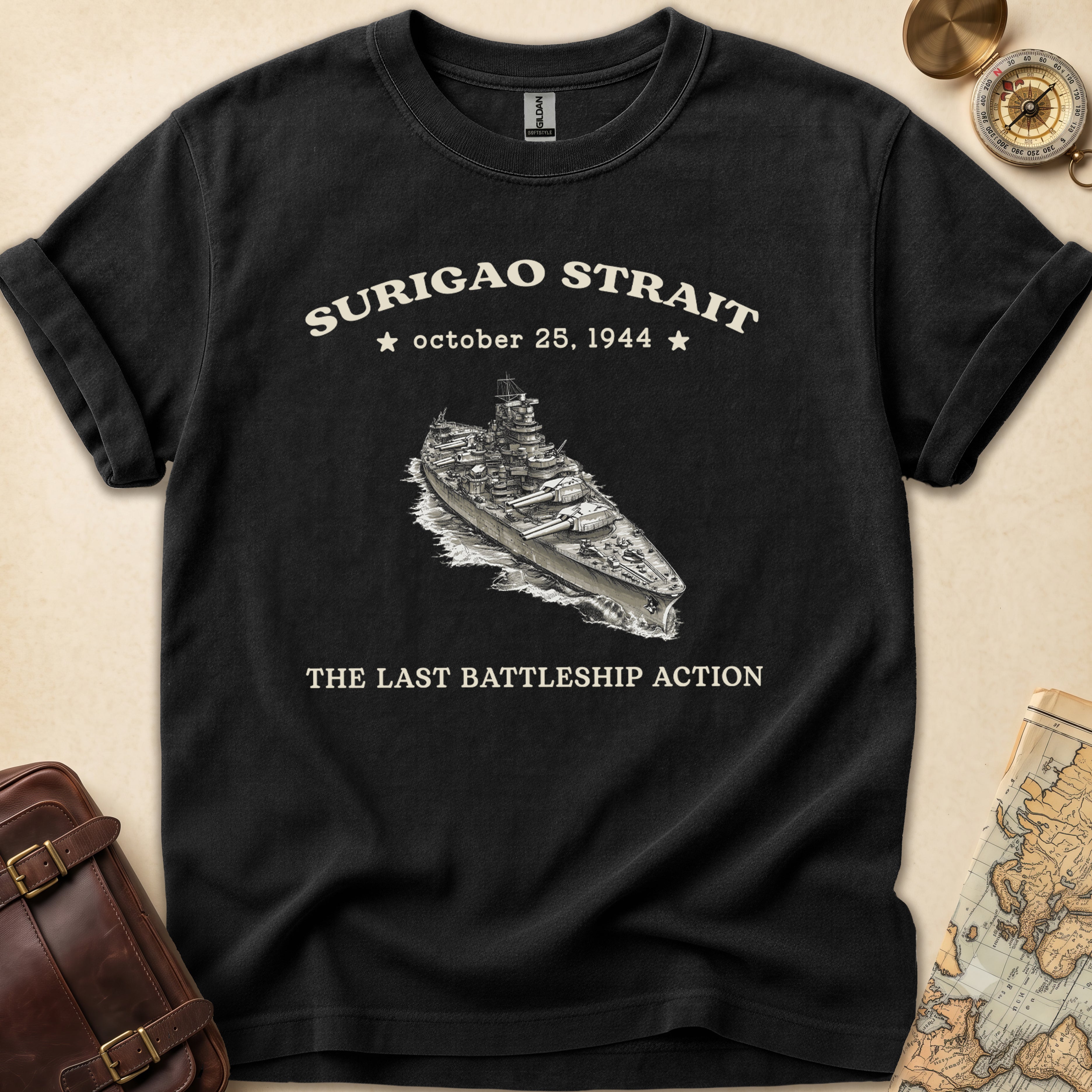 Surigao Strait Battleship T-Shirt