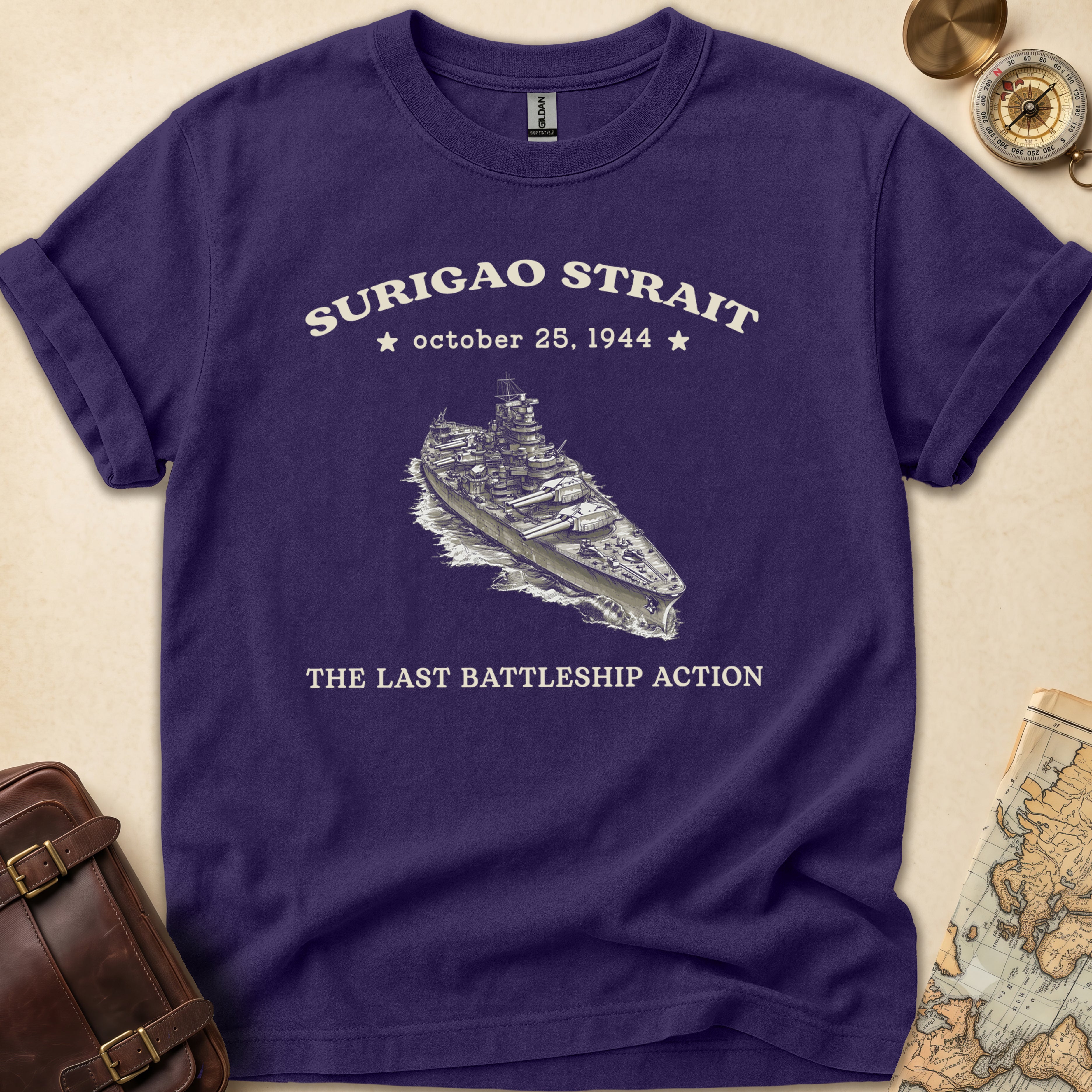 Surigao Strait Battleship T-Shirt