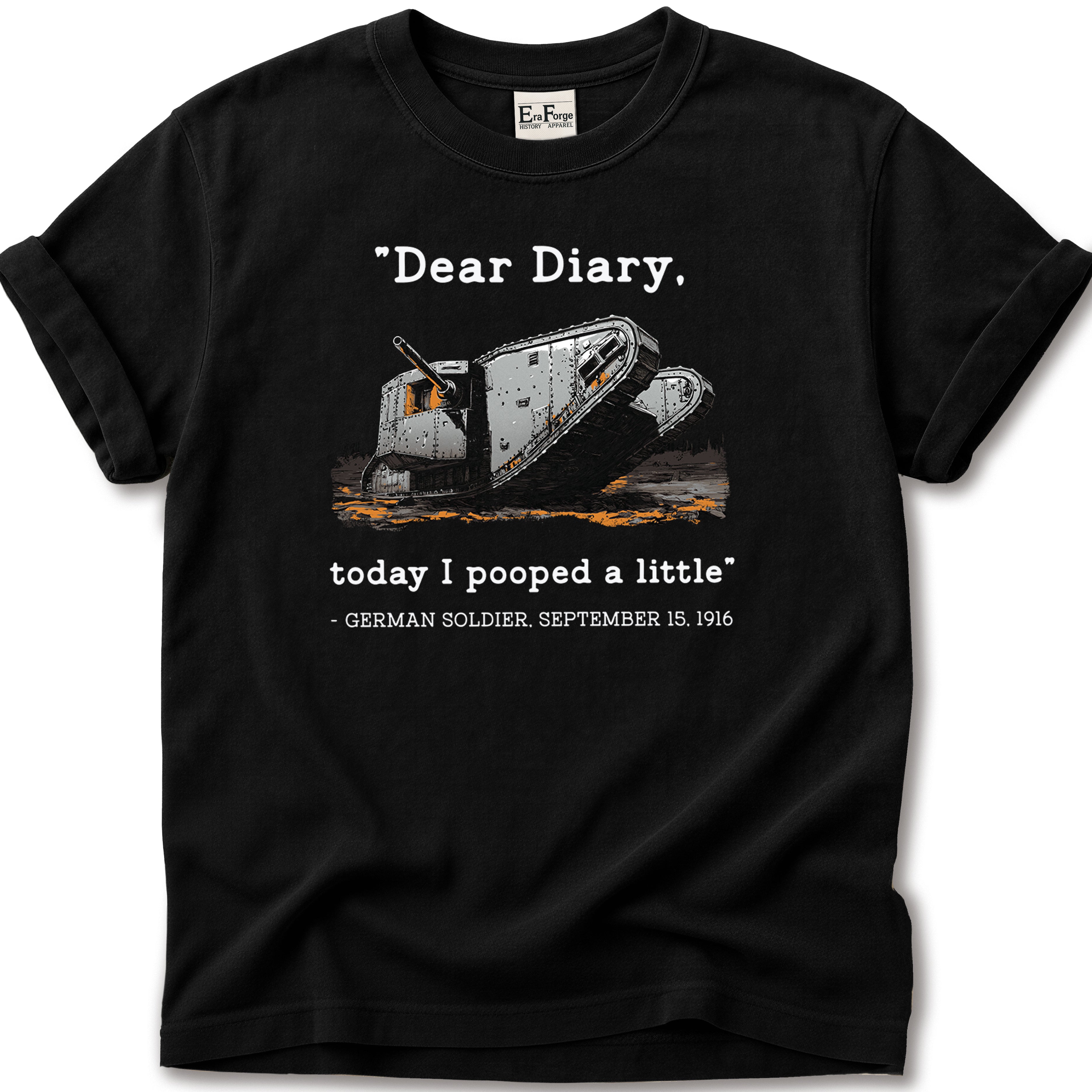 WW1 Tank Reaction Funny T-Shirt