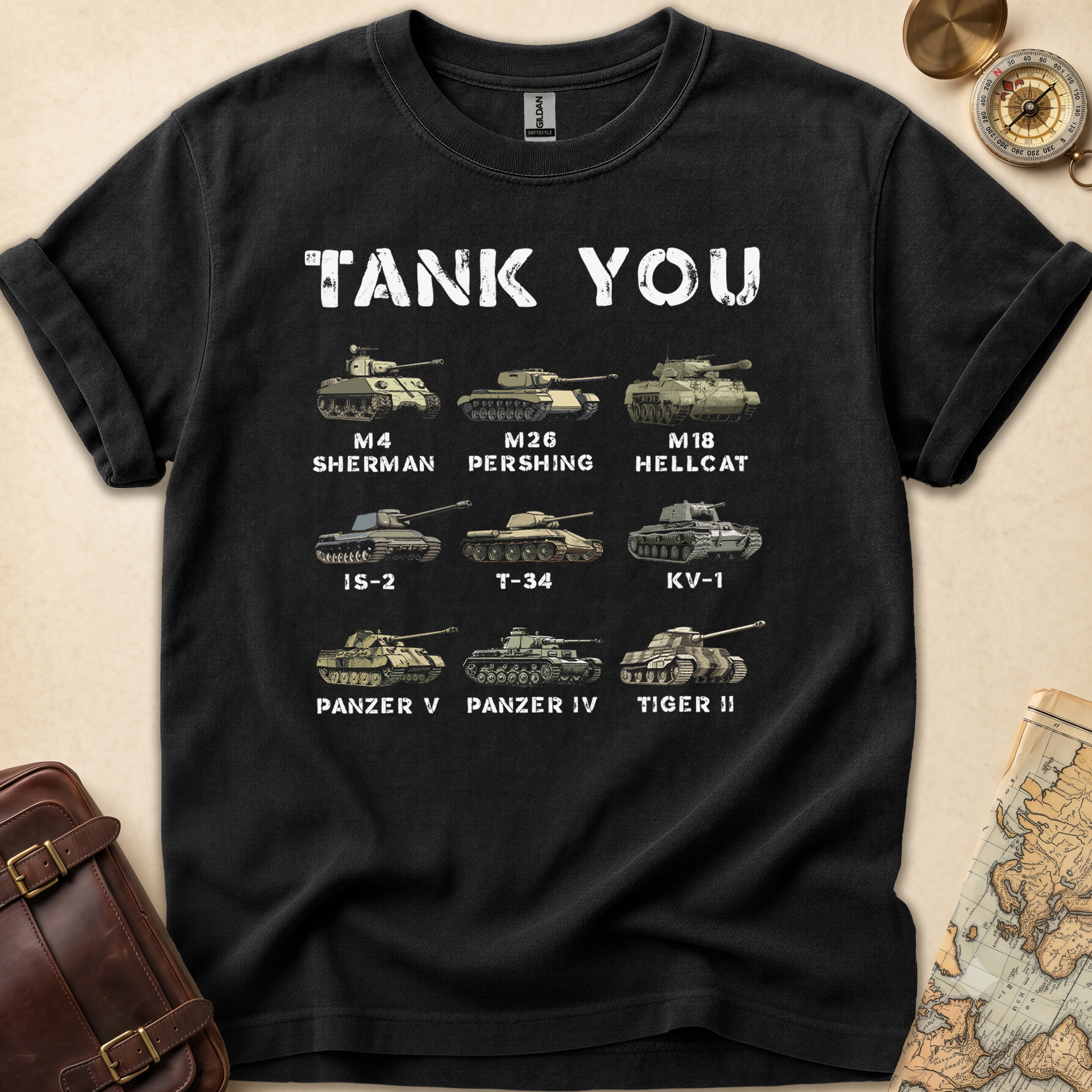 Tank You Funny Military T-Shirt