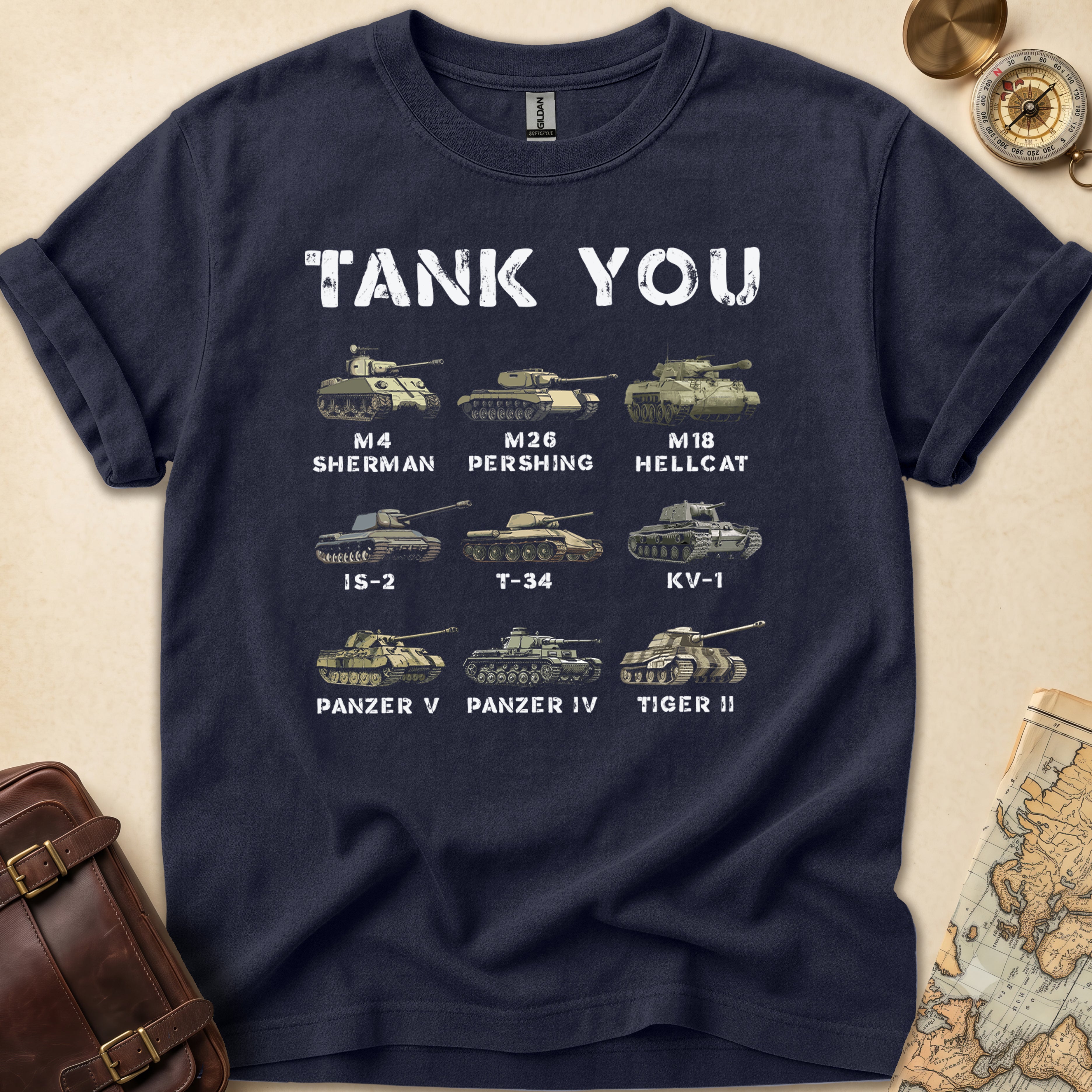 Tank You Funny Military T-Shirt