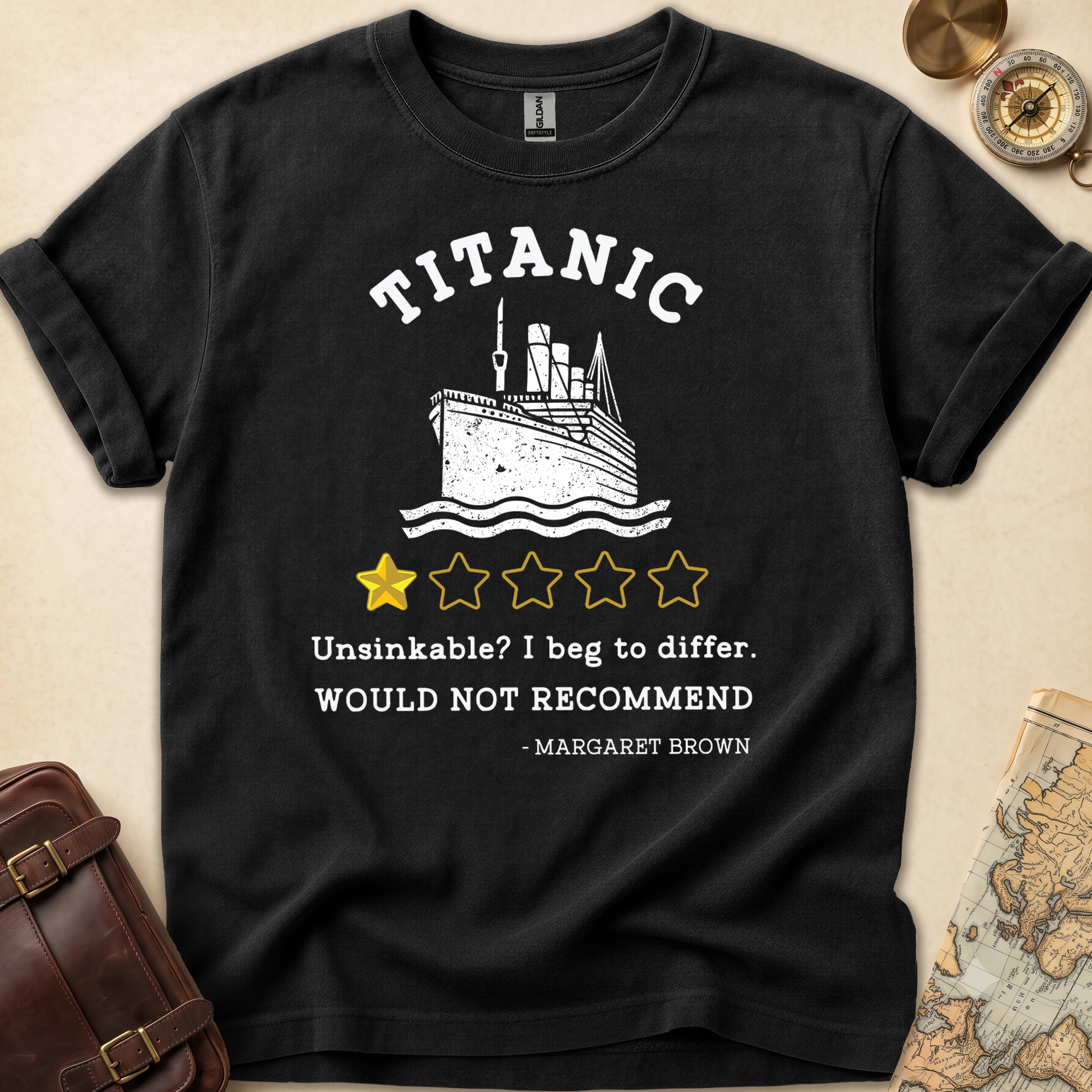 Titanic Funny Bad Review T-Shirt