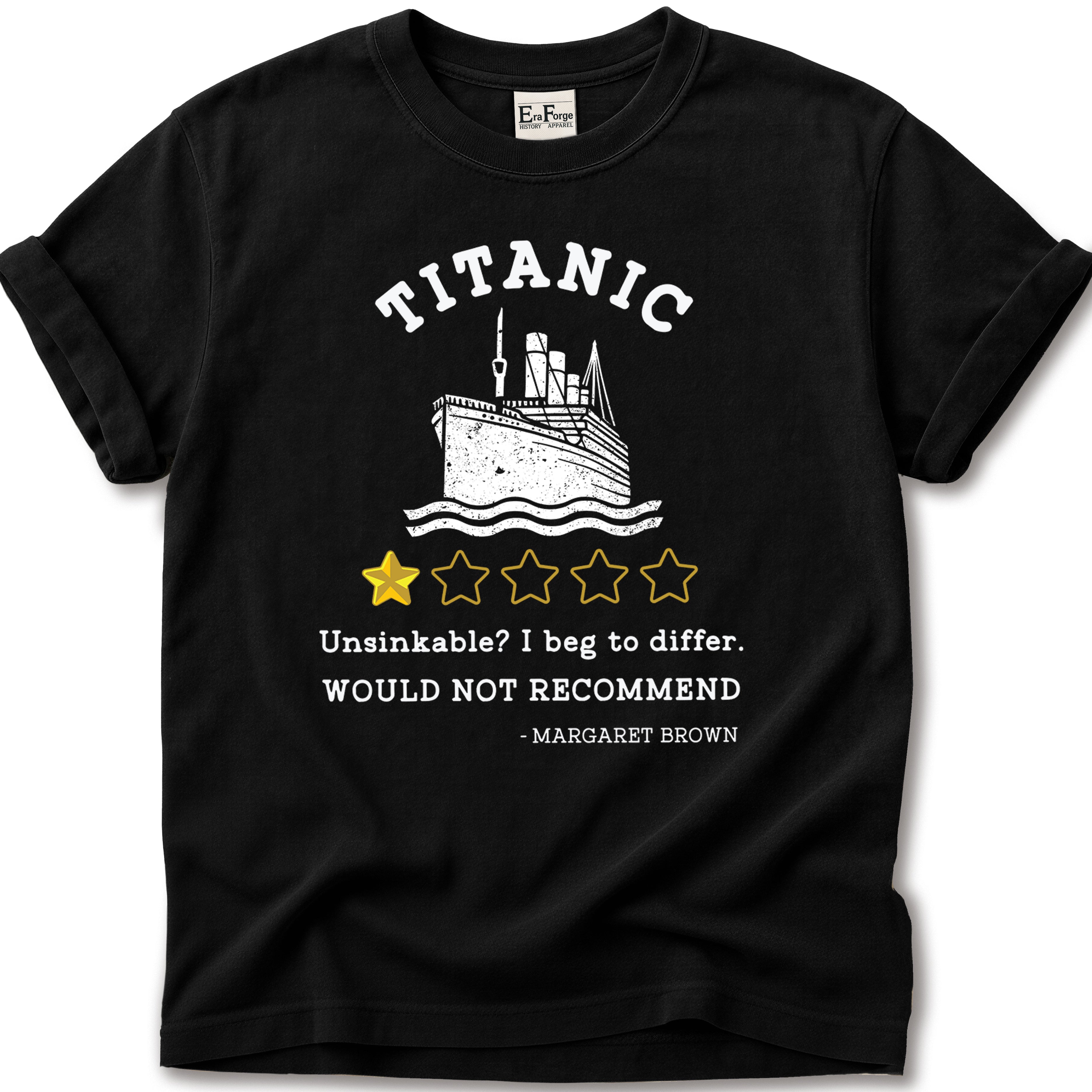 Titanic Funny Bad Review T-Shirt