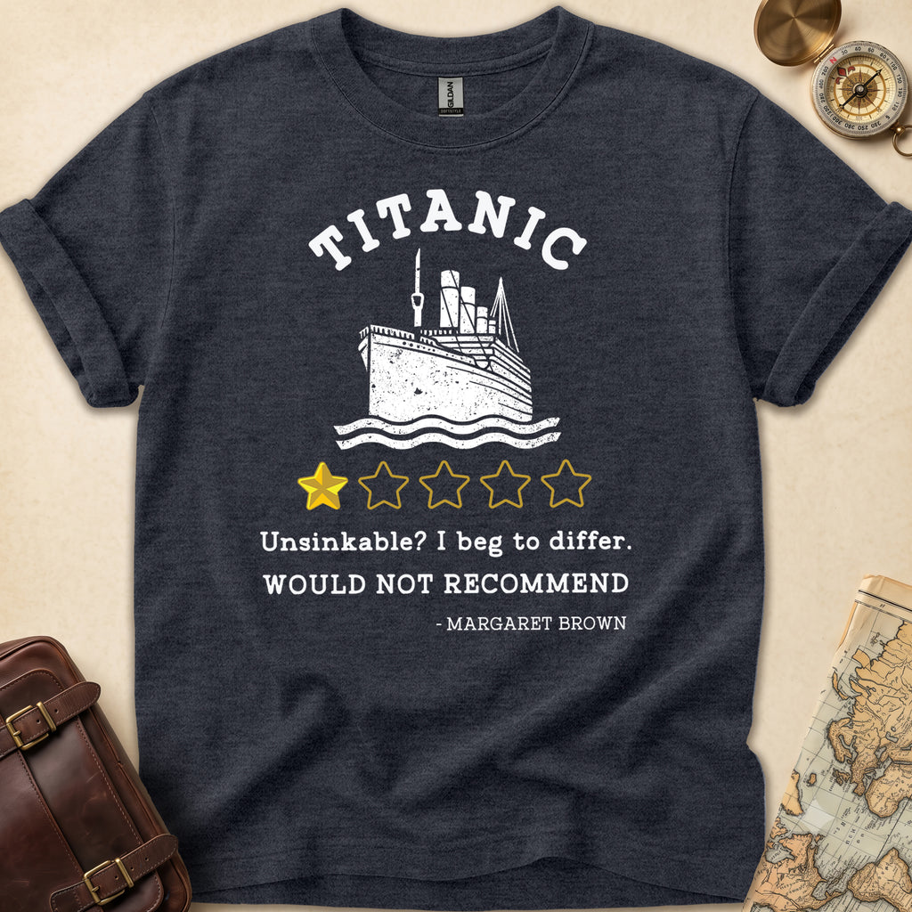 Titanic Funny Bad Review T-Shirt