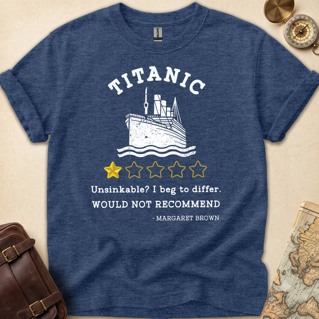 Titanic Funny Bad Review T-Shirt