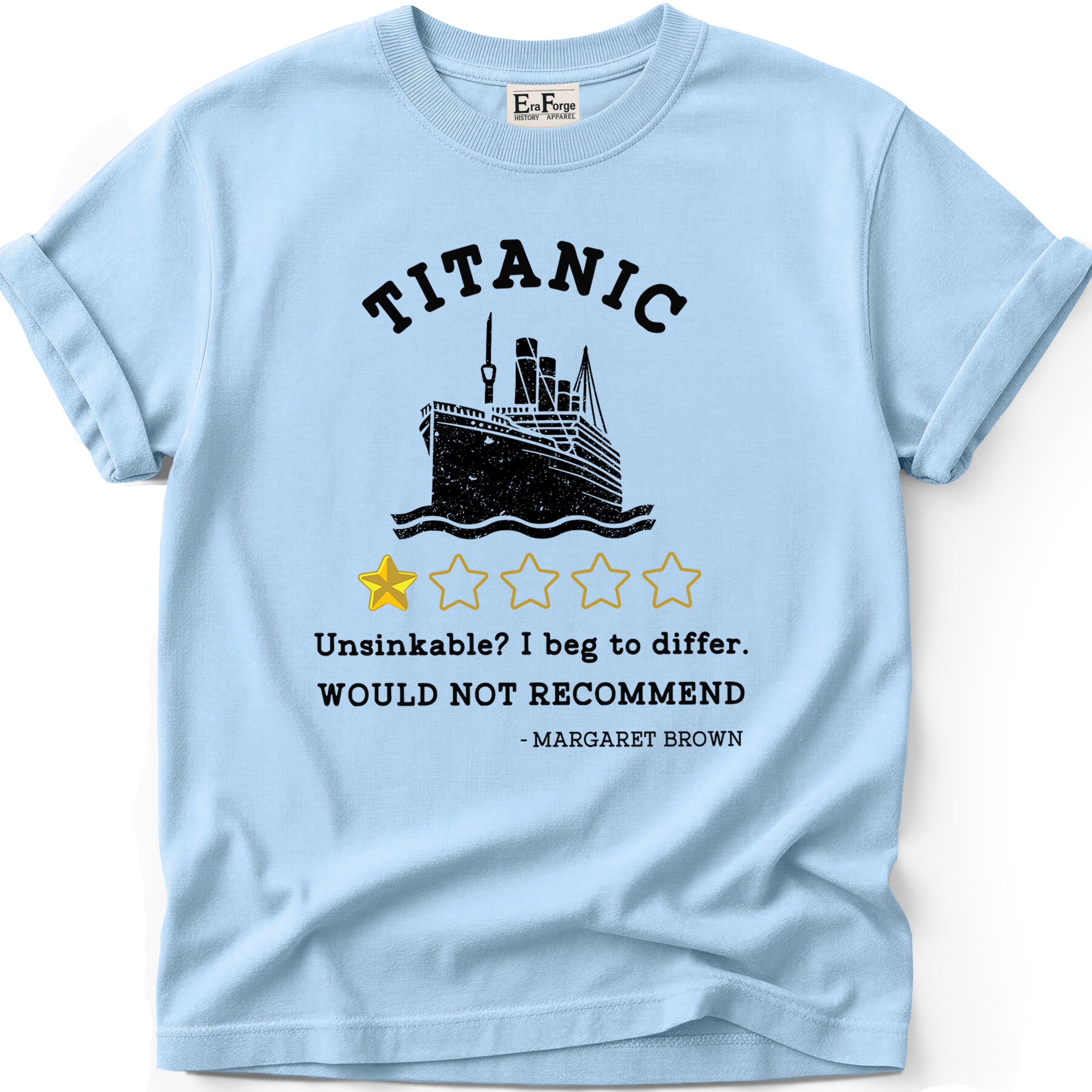 Titanic Funny Bad Review T-Shirt
