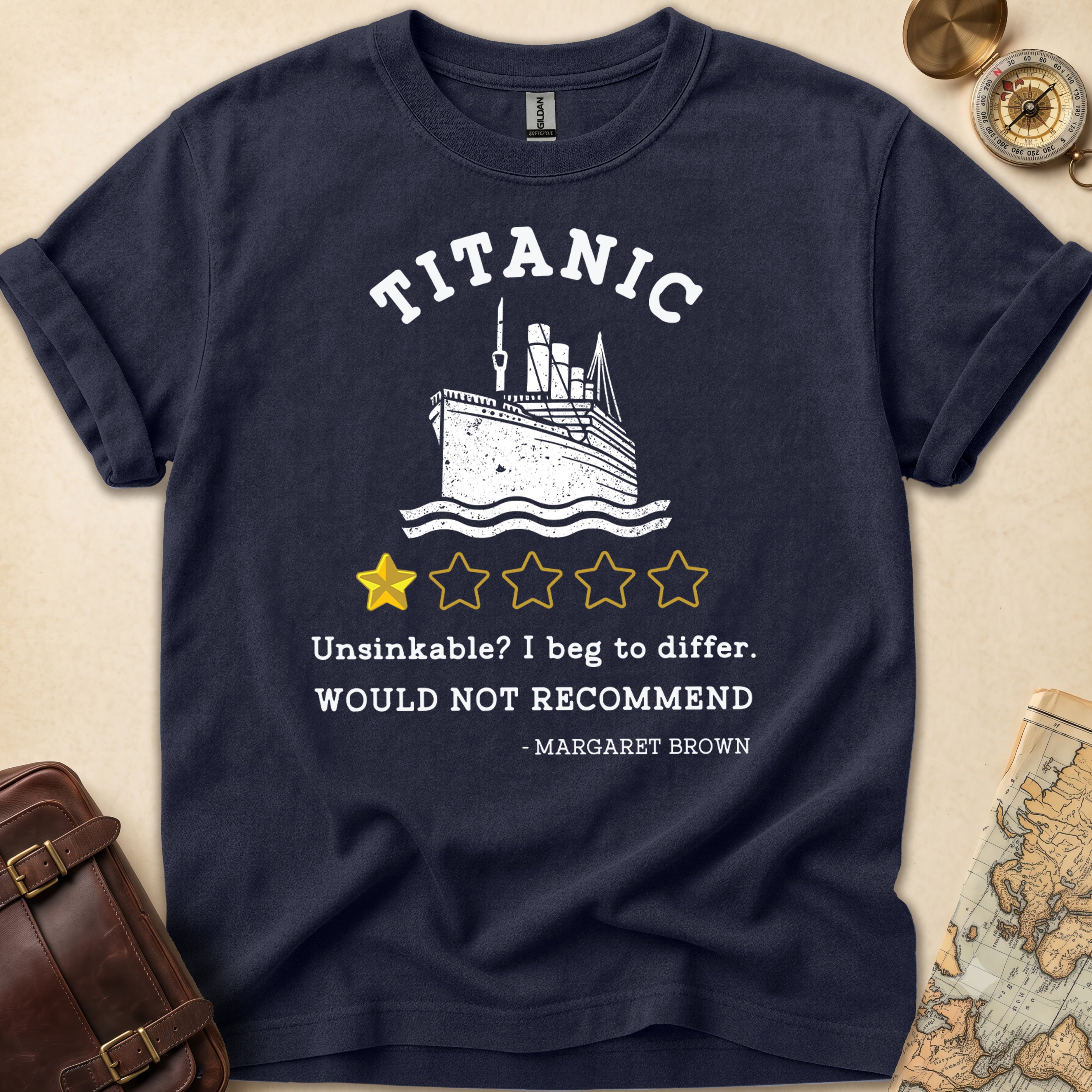 Titanic Funny Bad Review T-Shirt
